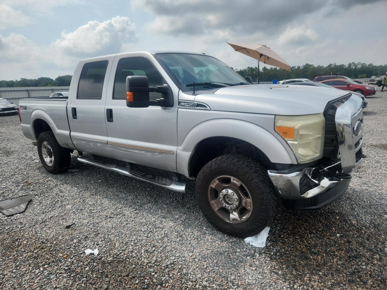 2015 Ford F250 Super Duty White vin: 1FT7W2B68FEA85725