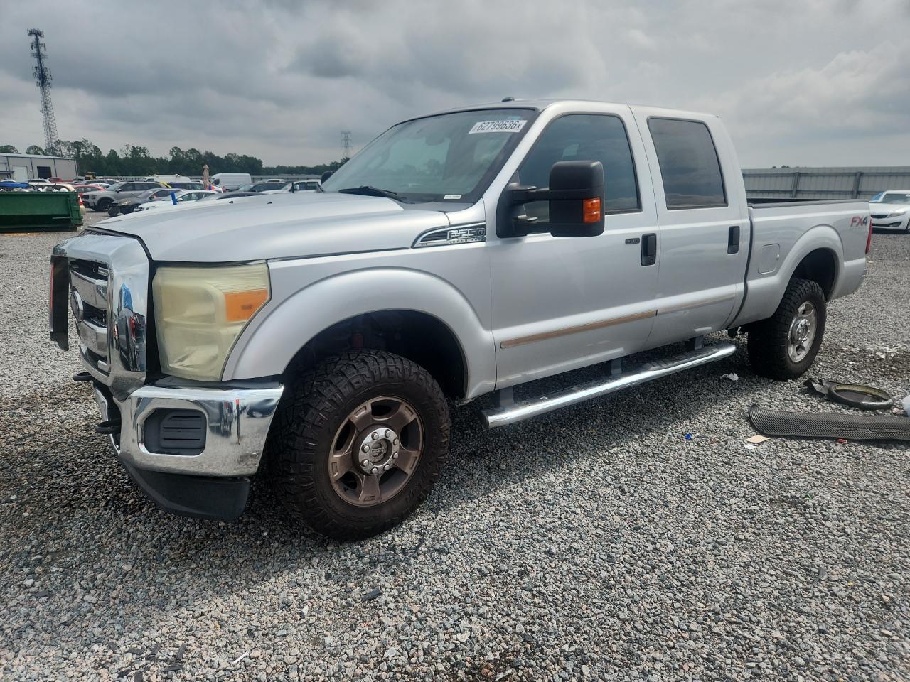 2015 Ford F250 Super Duty White vin: 1FT7W2B68FEA85725