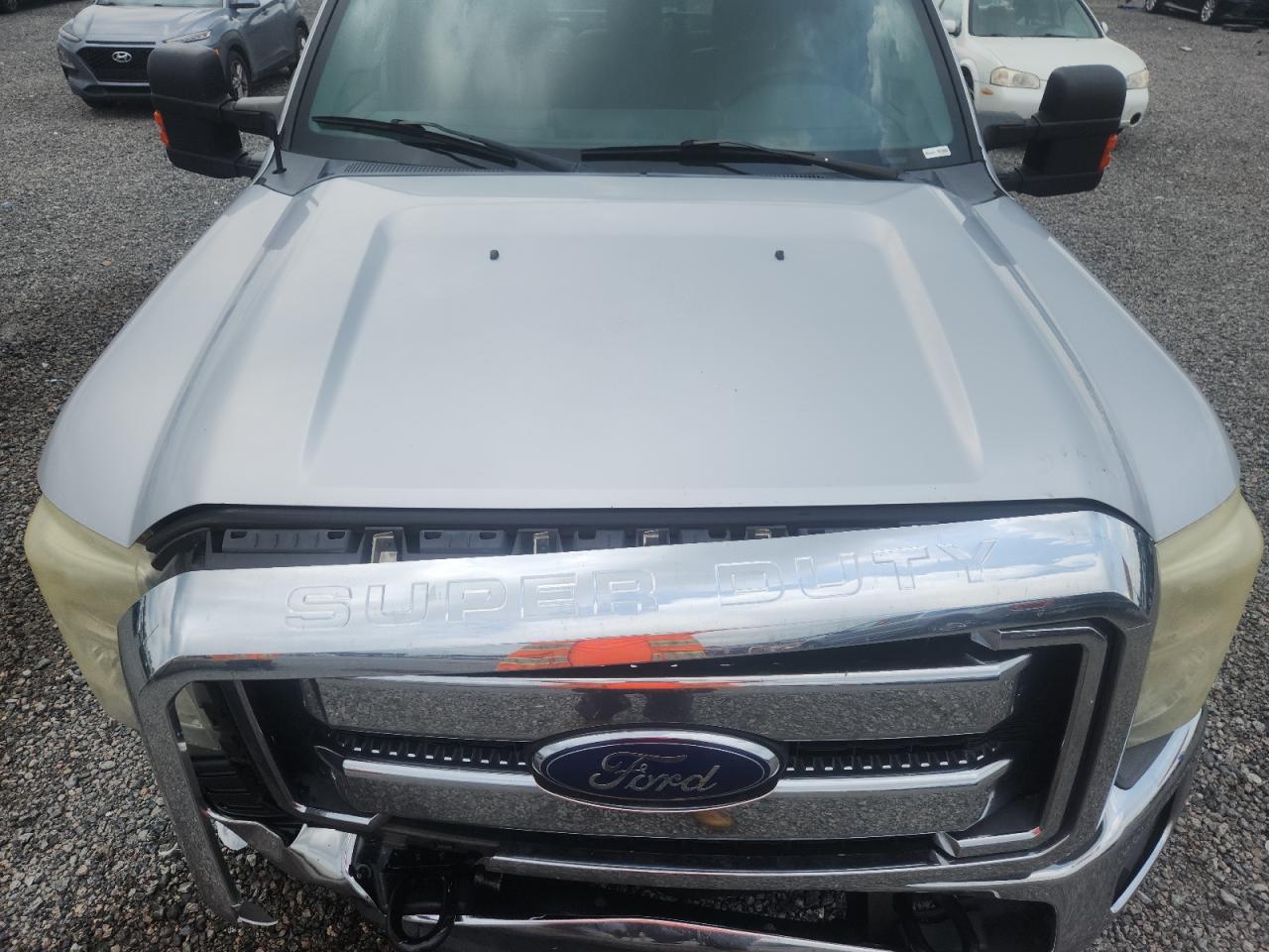 2015 Ford F250 Super Duty White vin: 1FT7W2B68FEA85725