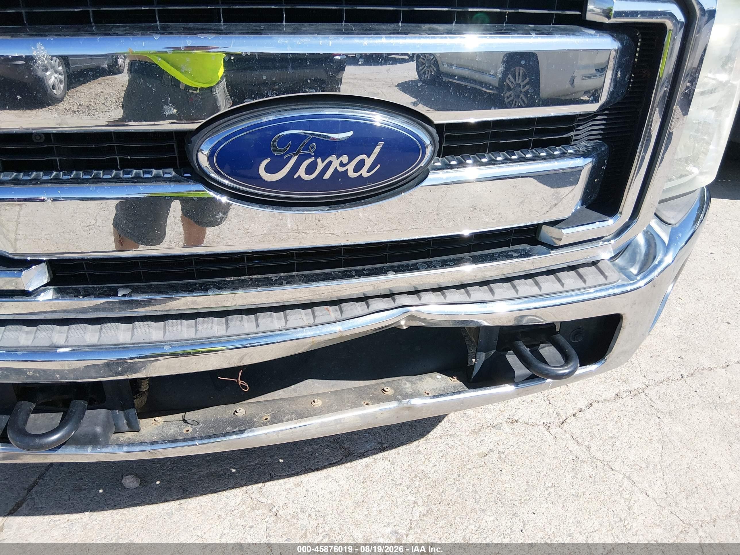 2015 Ford F-250 Xlt Белый vin: 1FT7W2B68FEB21896