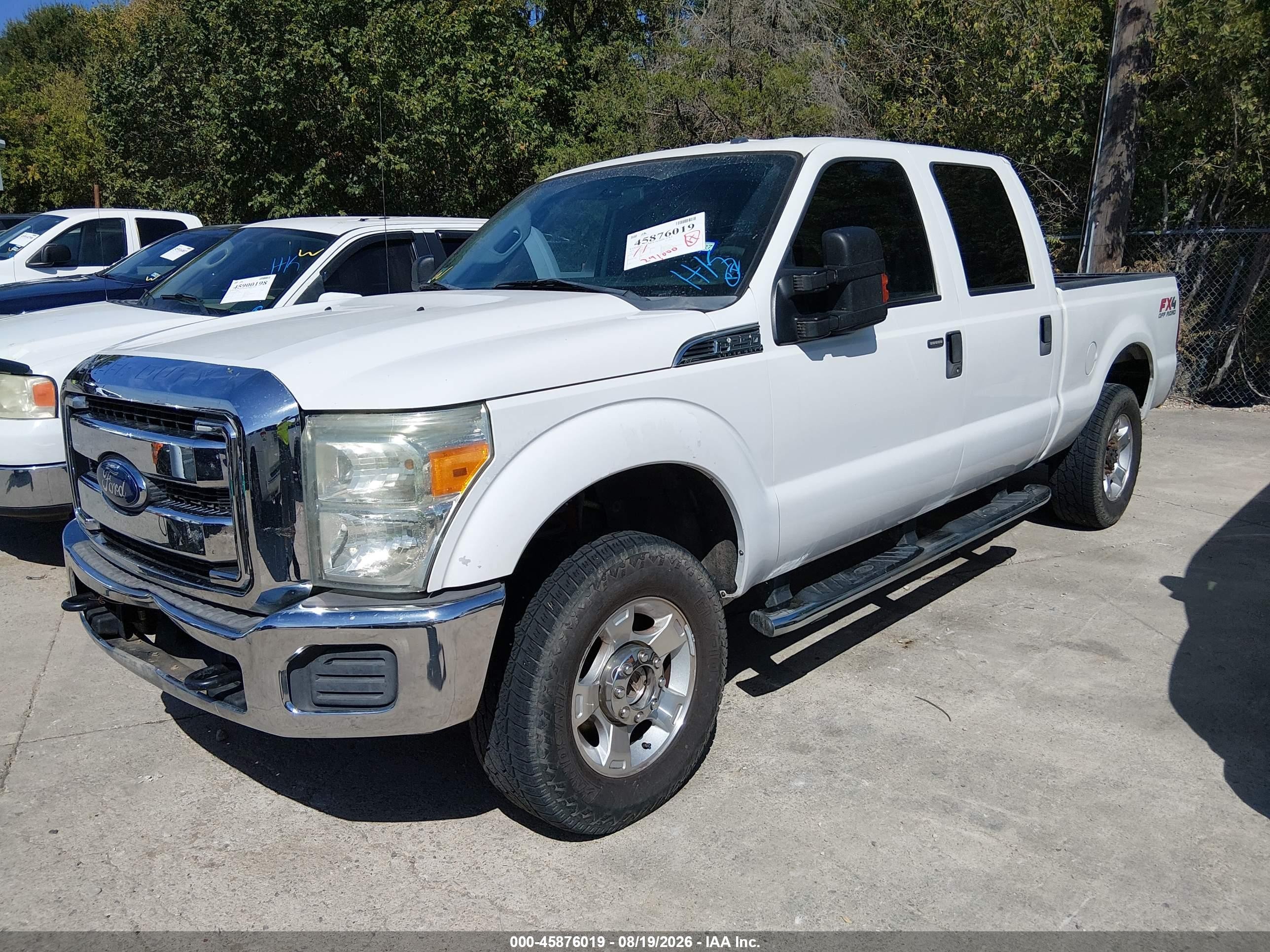 2015 Ford F-250 Xlt Белый vin: 1FT7W2B68FEB21896