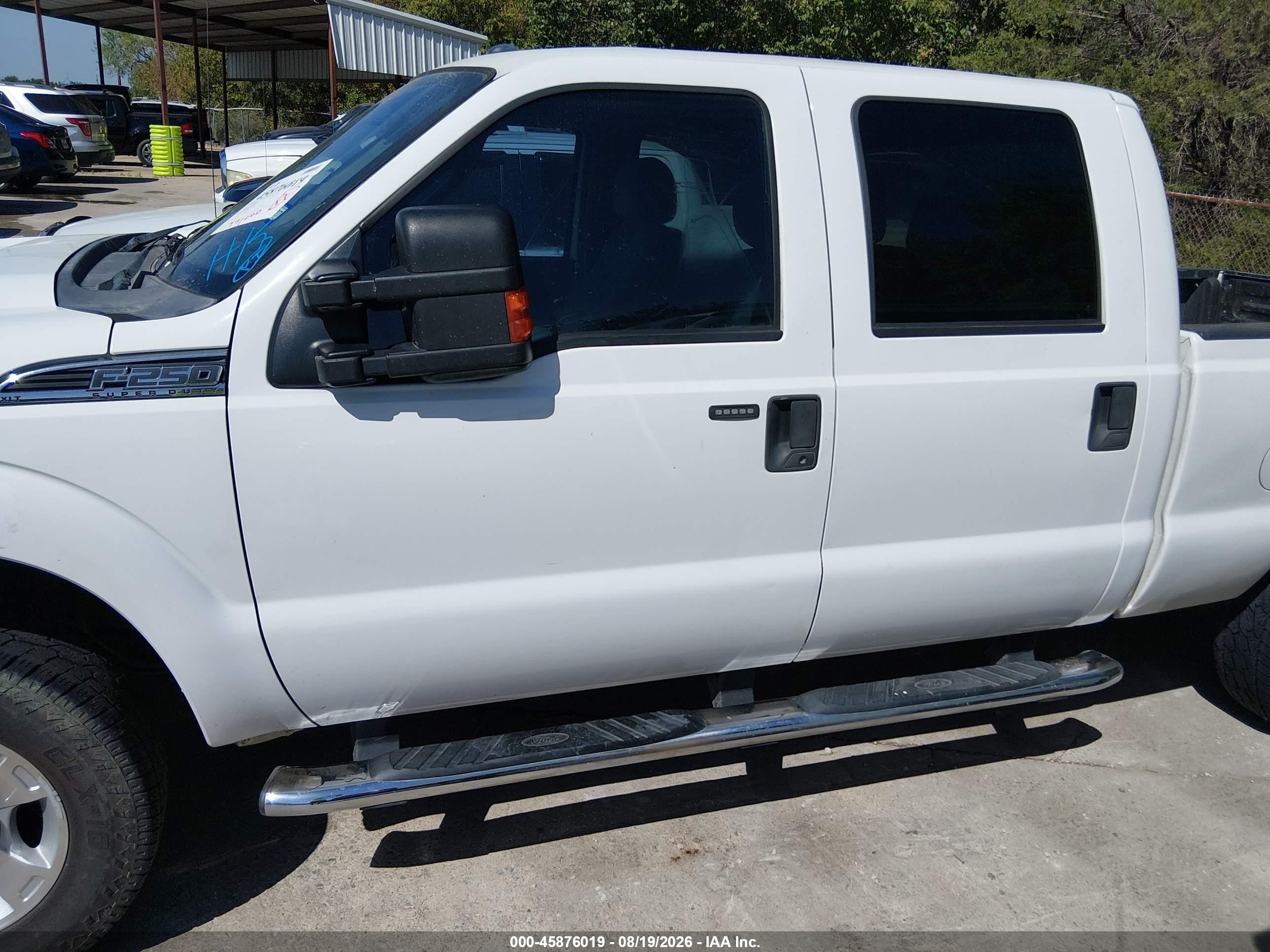 2015 Ford F-250 Xlt Белый vin: 1FT7W2B68FEB21896