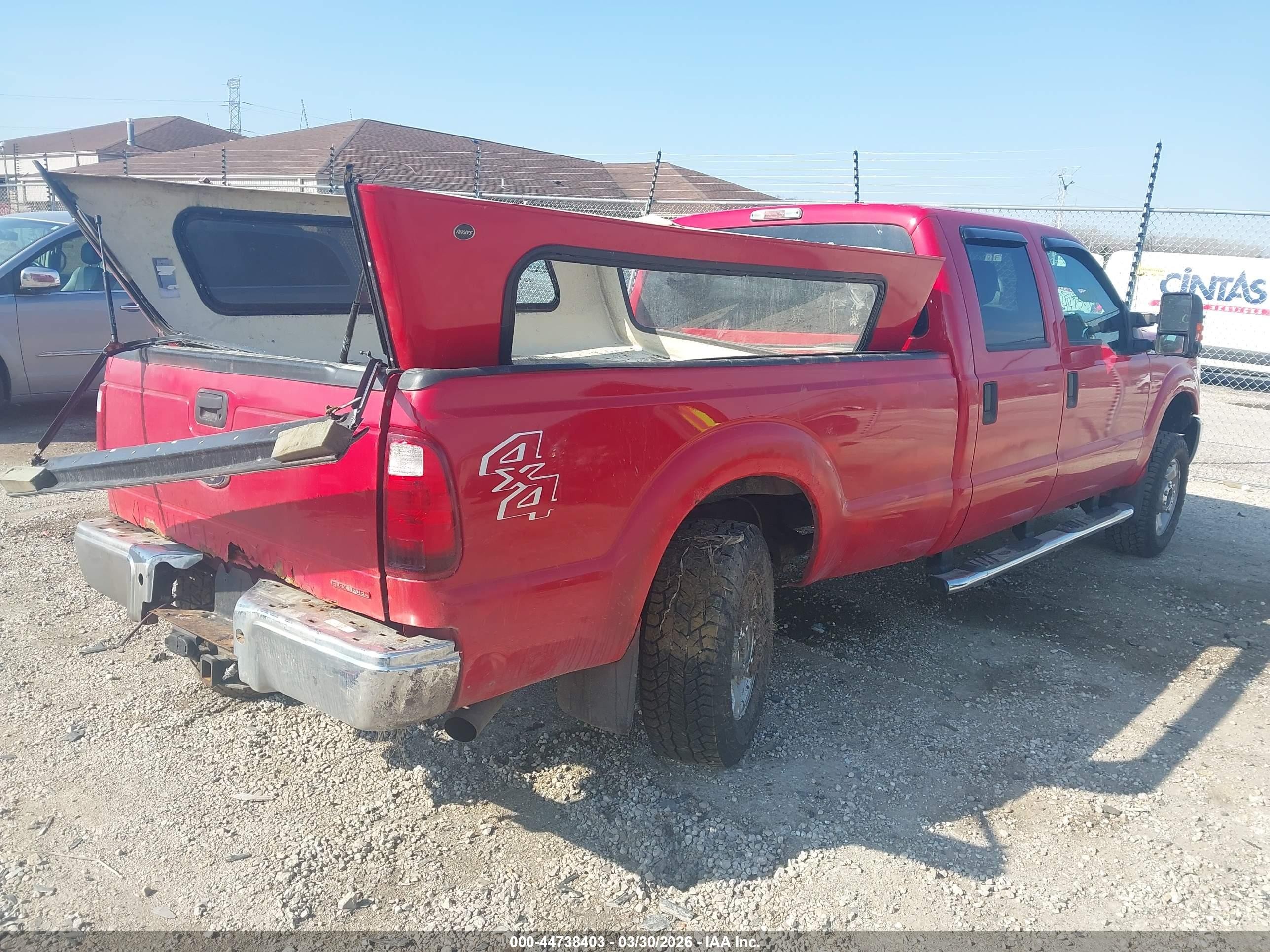2015 Ford F-250 Xlt Red vin: 1FT7W2B68FEB67616
