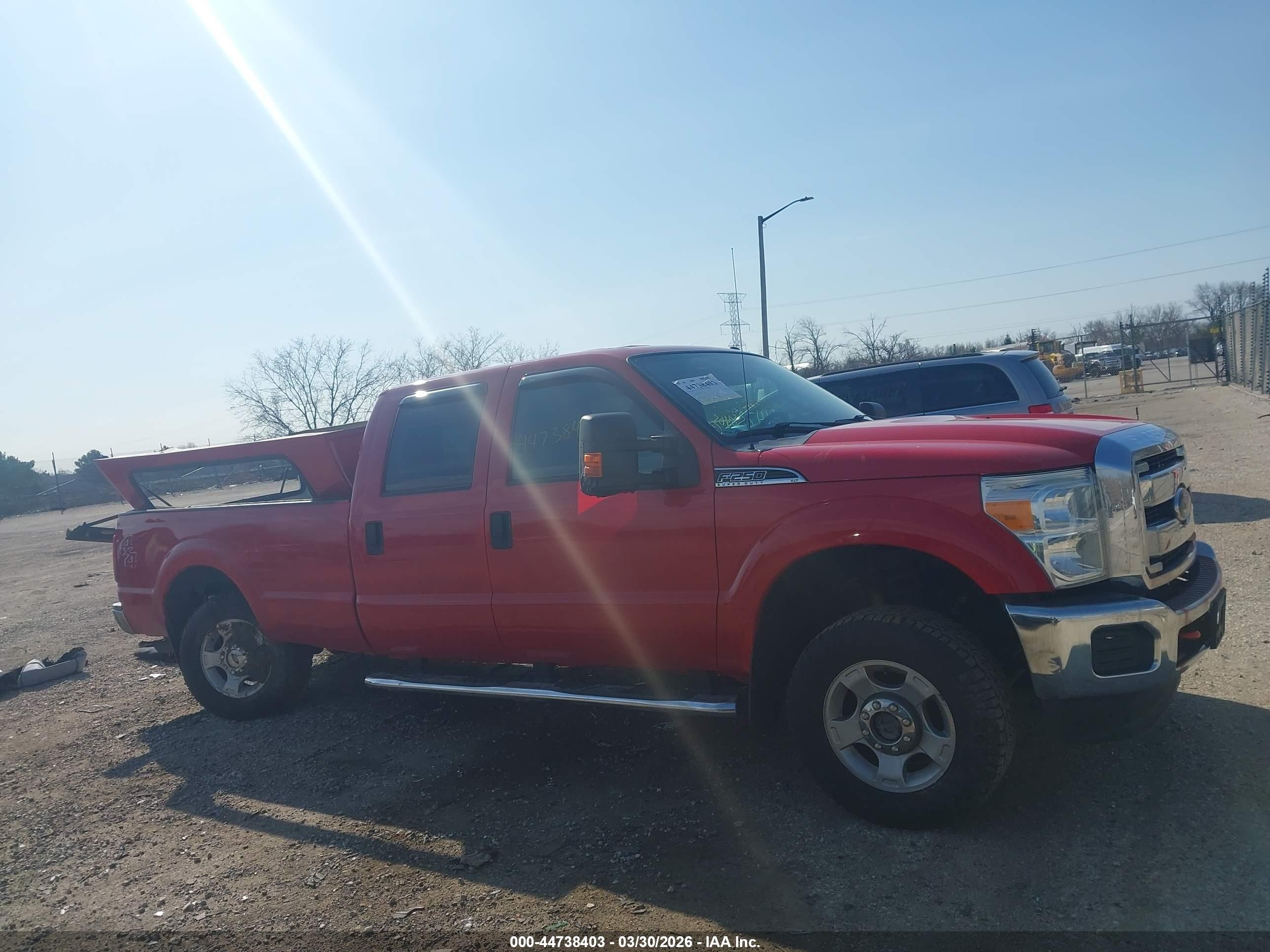 2015 Ford F-250 Xlt Red vin: 1FT7W2B68FEB67616