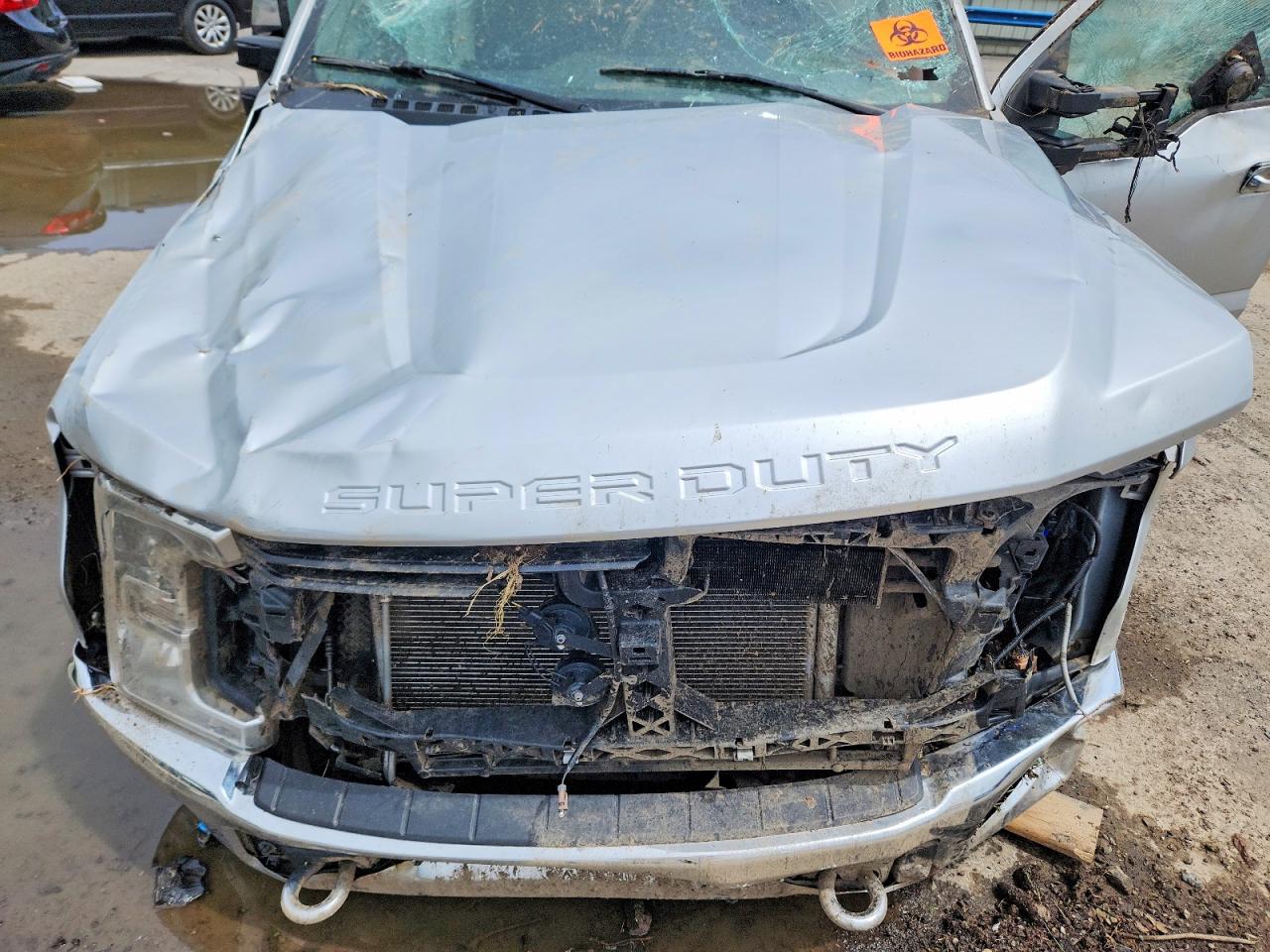 2019 Ford F250 Super Duty Серебряный vin: 1FT7W2B68KEE19438