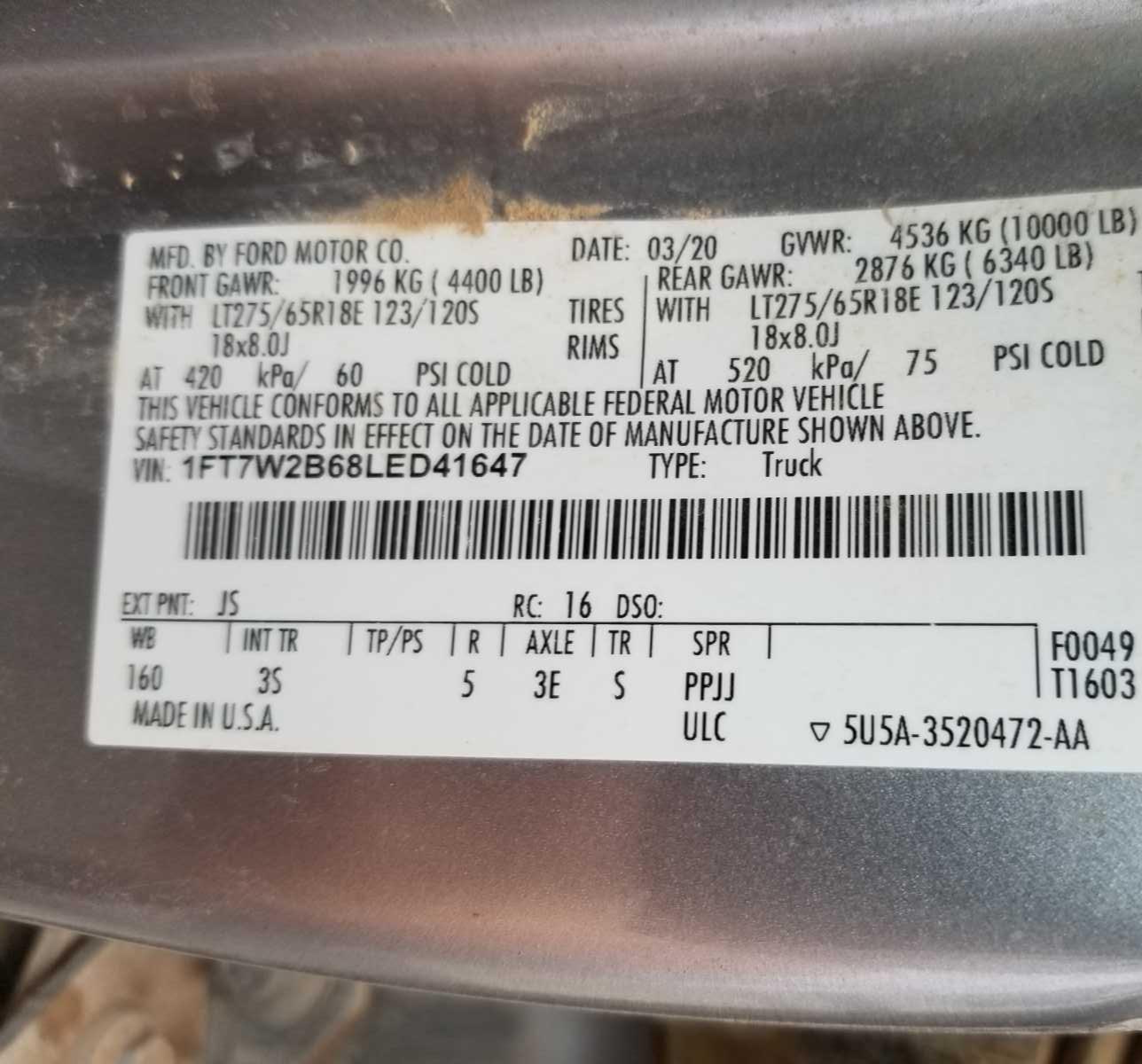 1FT7W2B68LED41647