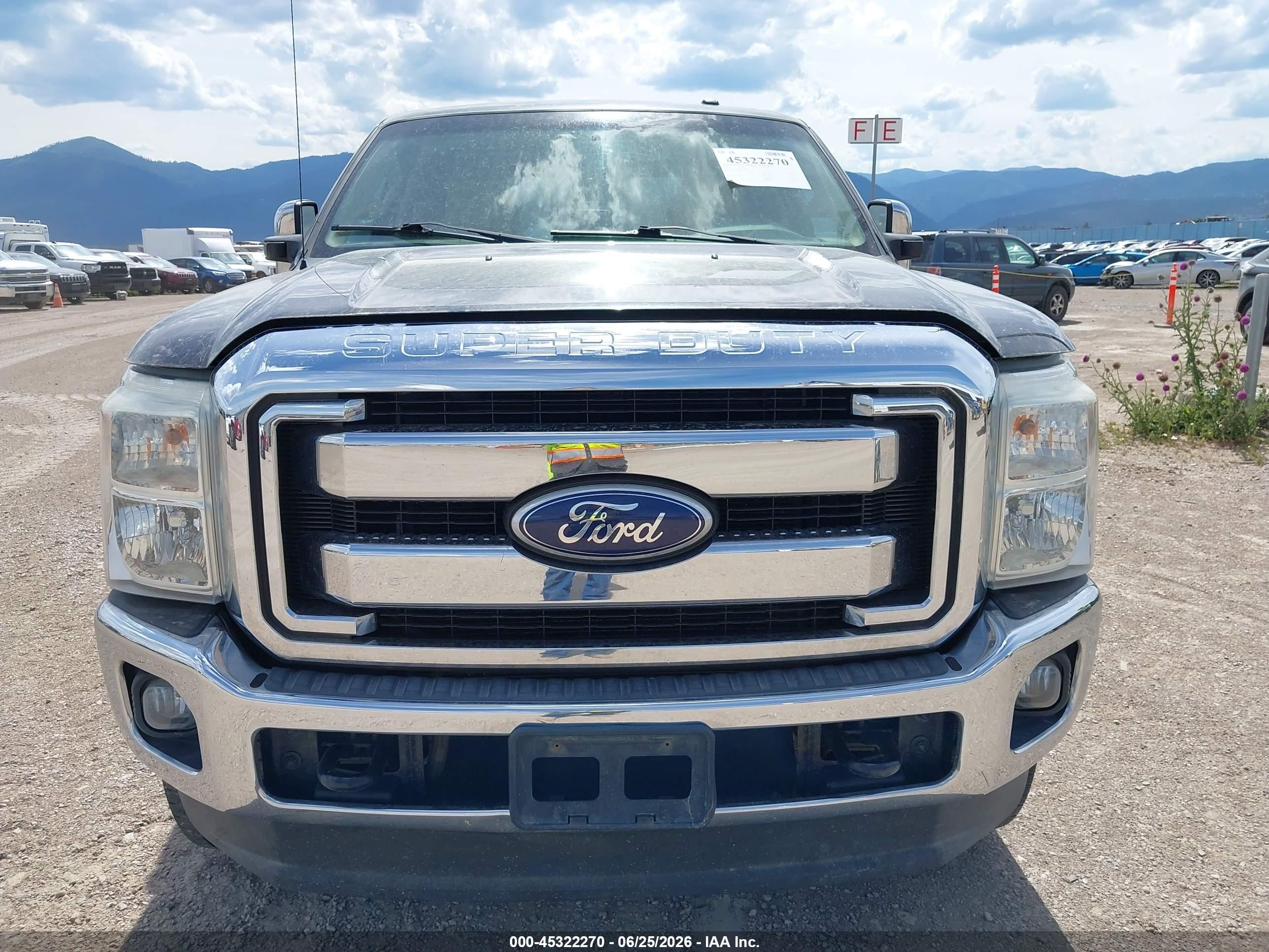 2011 Ford F-250 Lariat Черный vin: 1FT7W2B69BEA08887