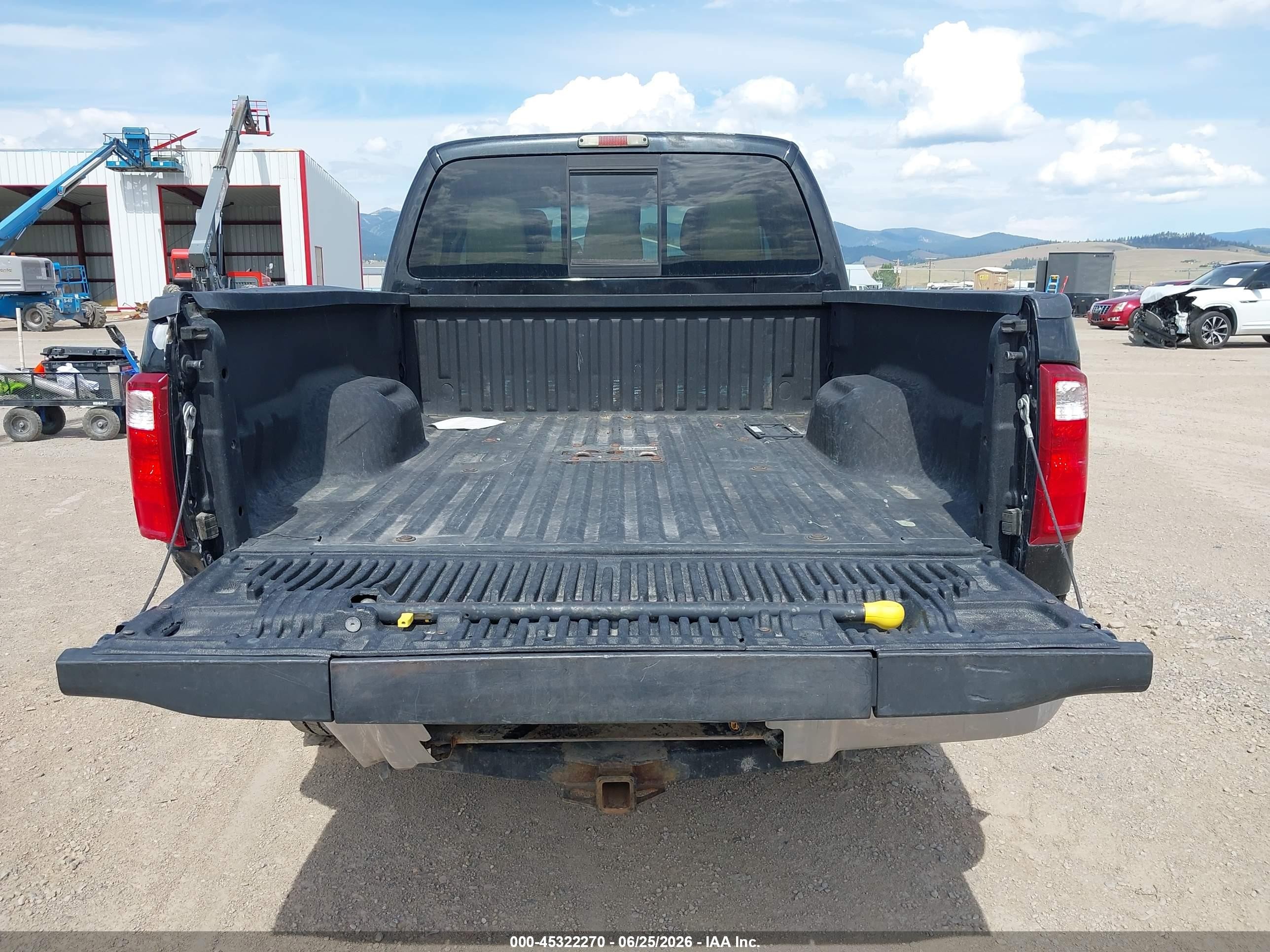 2011 Ford F-250 Lariat Черный vin: 1FT7W2B69BEA08887