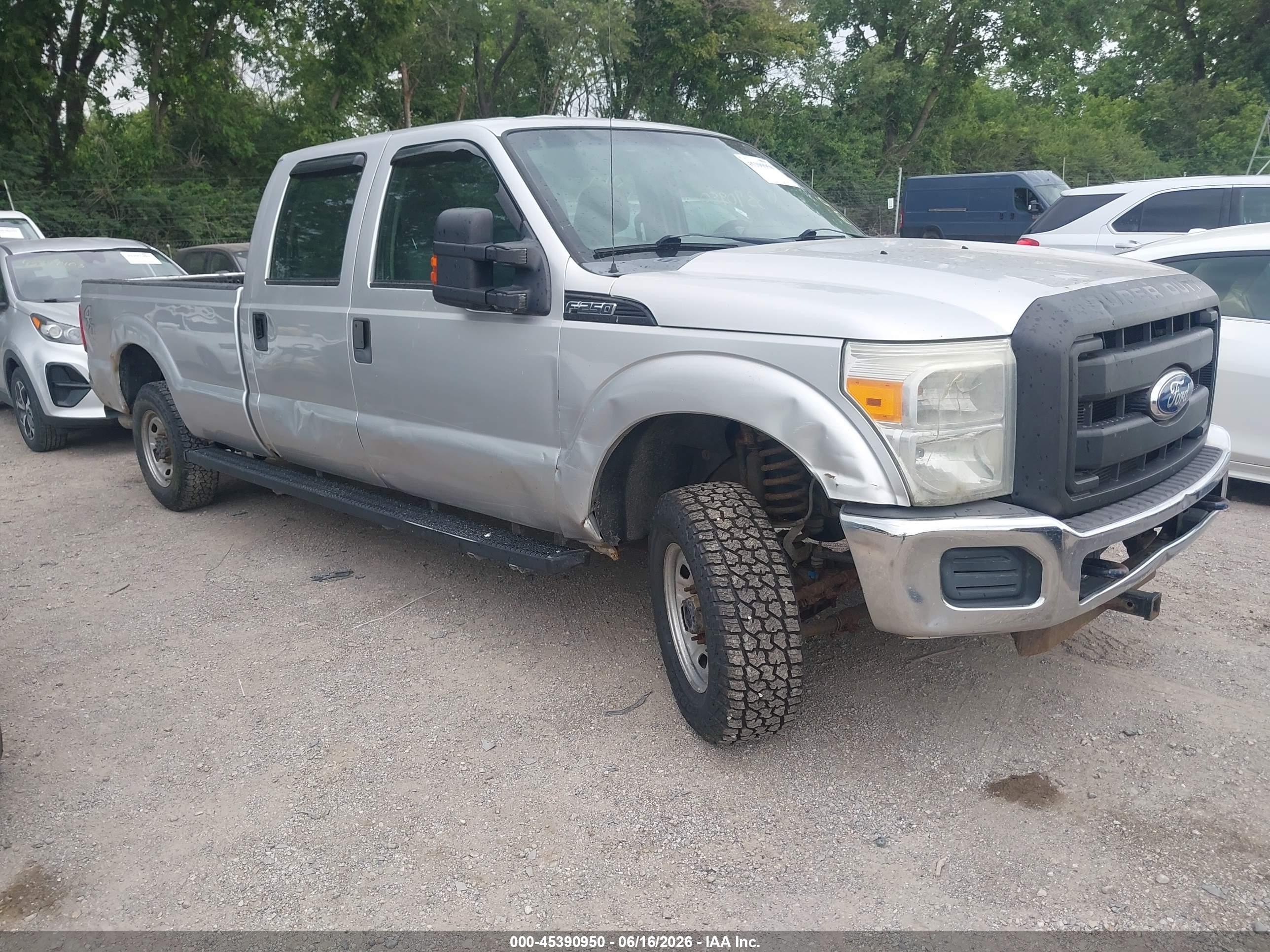 2011 Ford Super Duty F-250 Srw King Ranch/lariat/xl/xlt Silver vin: 1FT7W2B69BEC24092