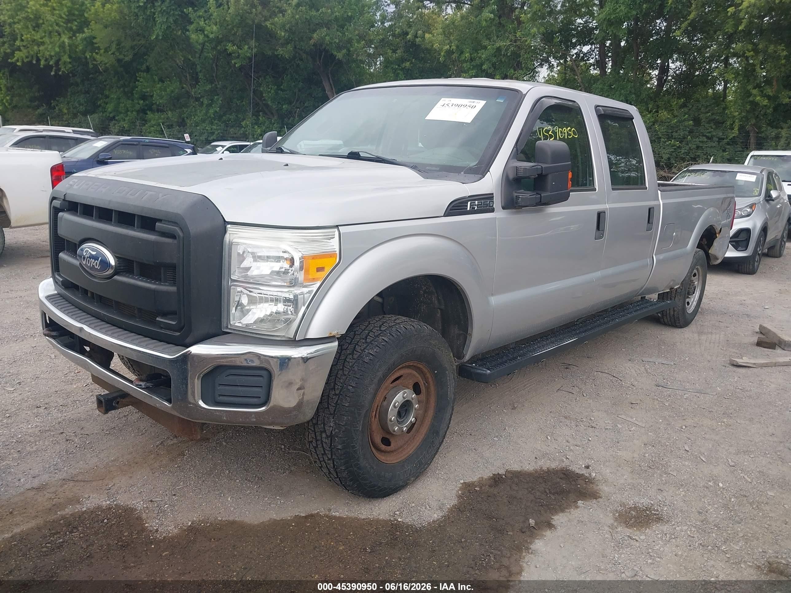2011 Ford Super Duty F-250 Srw King Ranch/lariat/xl/xlt Silver vin: 1FT7W2B69BEC24092