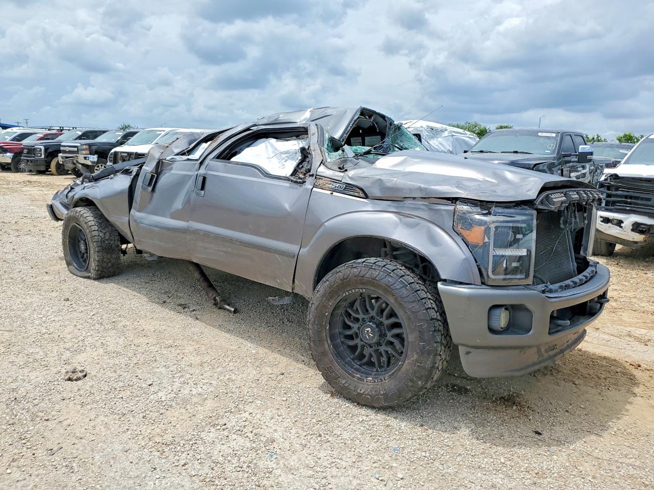 2014 Ford F250 Super Duty Gray vin: 1FT7W2B69EEB85492