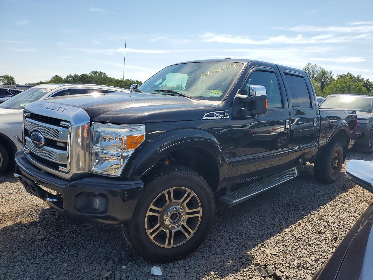 2015 Ford F250 Super Duty Black vin: 1FT7W2B69FEA00097