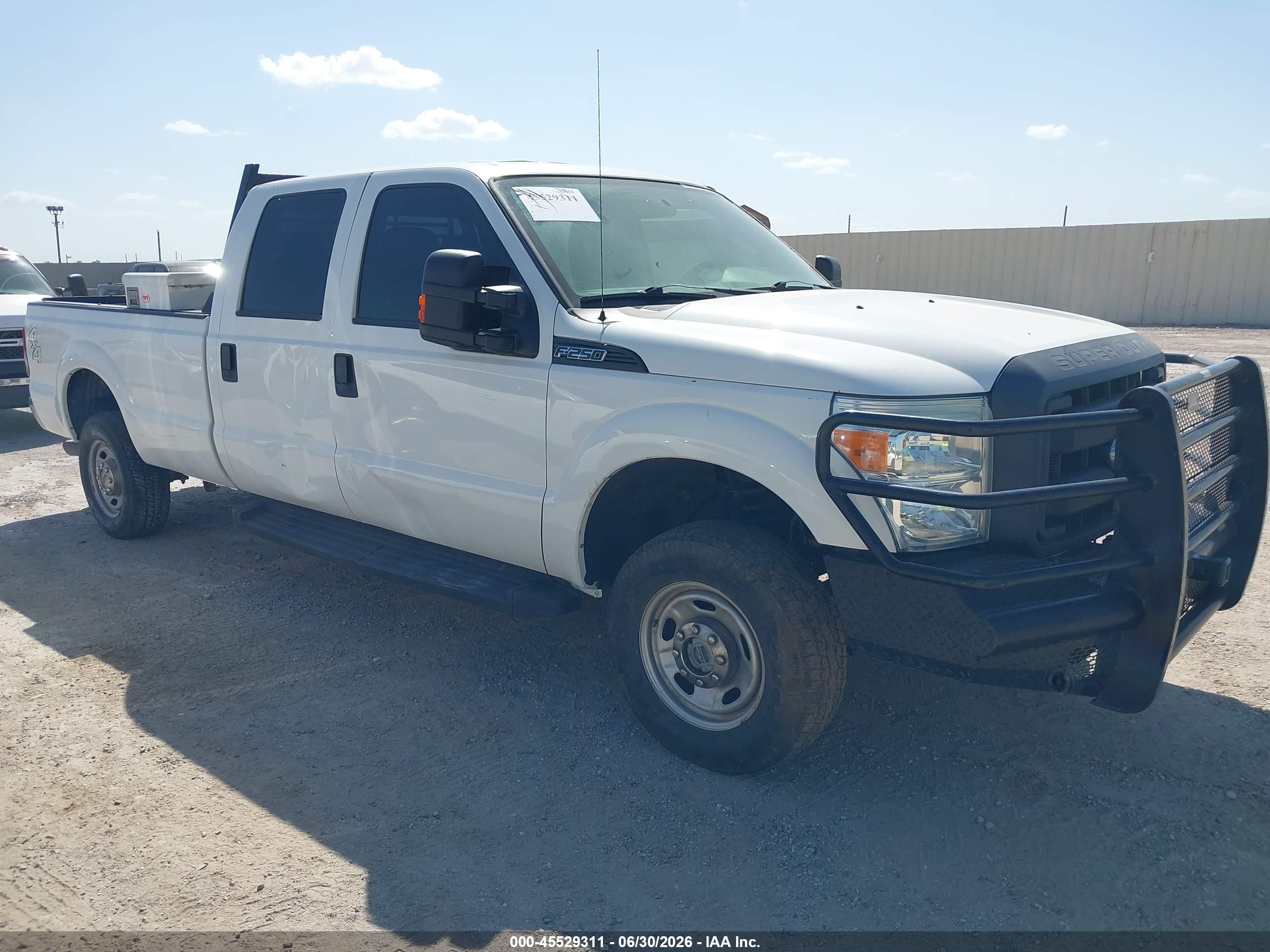 2015 Ford F-250 Lariat/xl/xlt White vin: 1FT7W2B69FEA39434