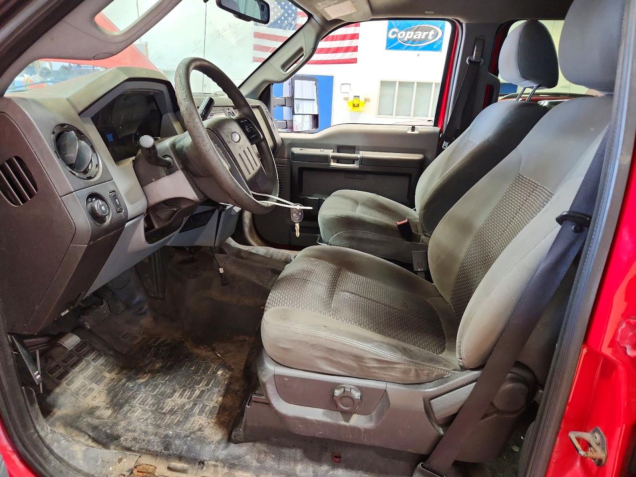 2011 Ford F250 Super Duty Red vin: 1FT7W2B6XBEA86143