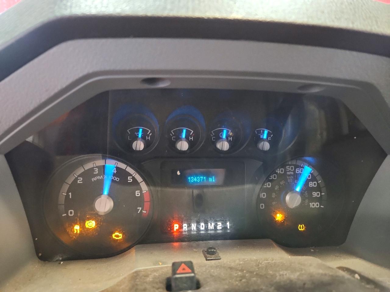 2011 Ford F250 Super Duty Red vin: 1FT7W2B6XBEA86143