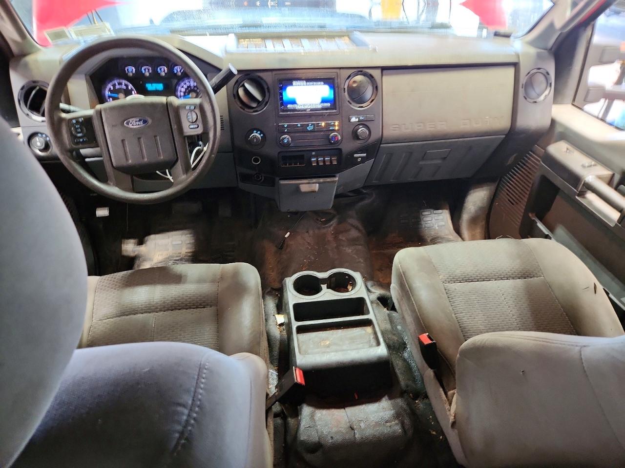 2011 Ford F250 Super Duty Red vin: 1FT7W2B6XBEA86143