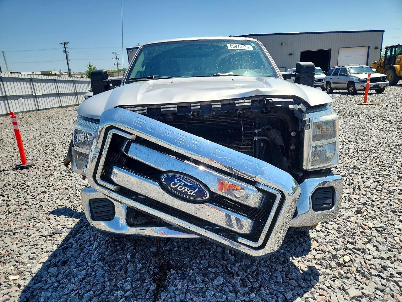 2012 Ford F250 Super Duty Silver vin: 1FT7W2B6XCEA30544