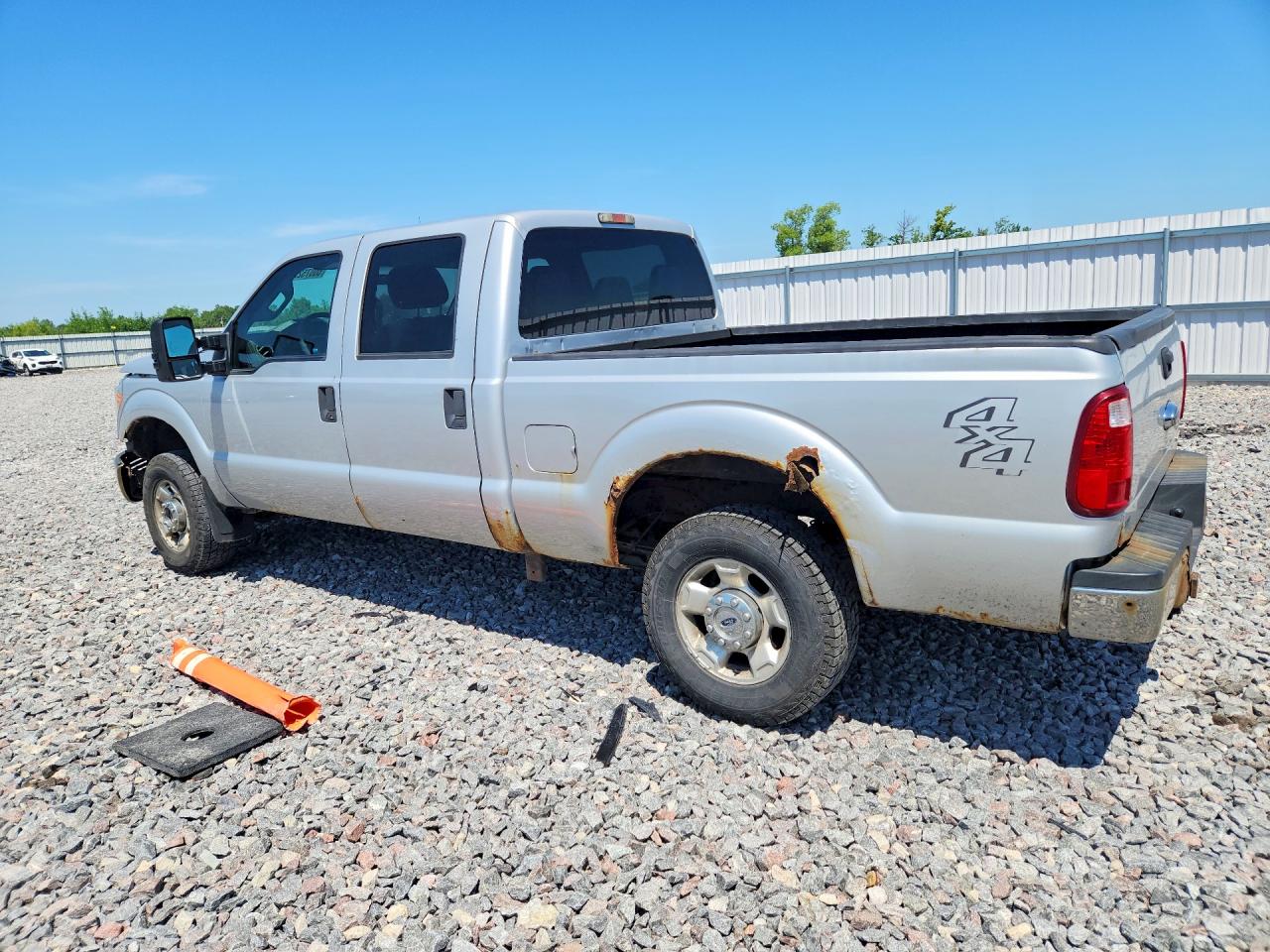 2012 Ford F250 Super Duty Silver vin: 1FT7W2B6XCEA30544