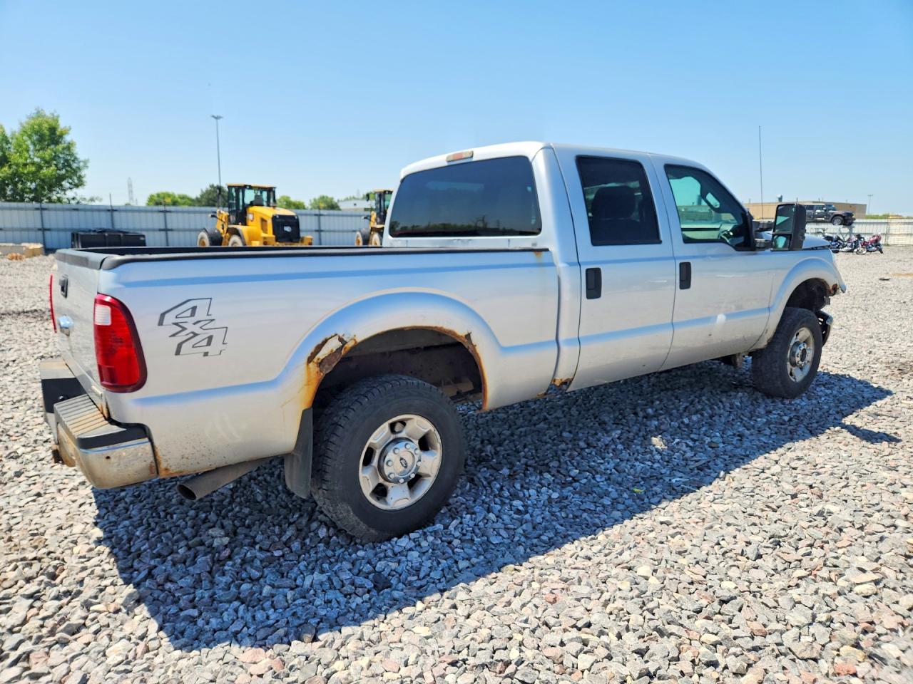 2012 Ford F250 Super Duty Silver vin: 1FT7W2B6XCEA30544