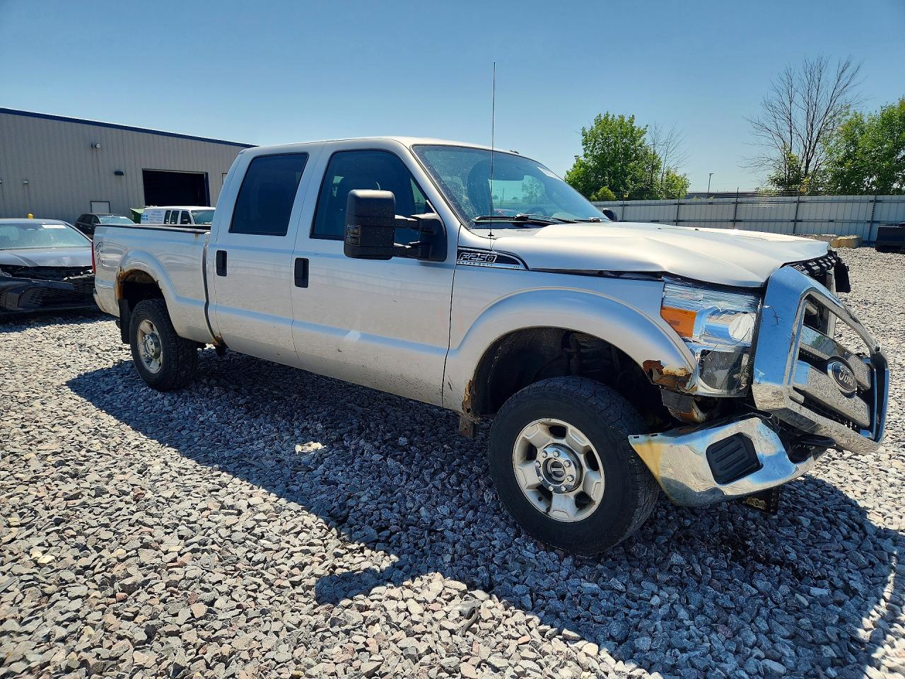 2012 Ford F250 Super Duty Silver vin: 1FT7W2B6XCEA30544