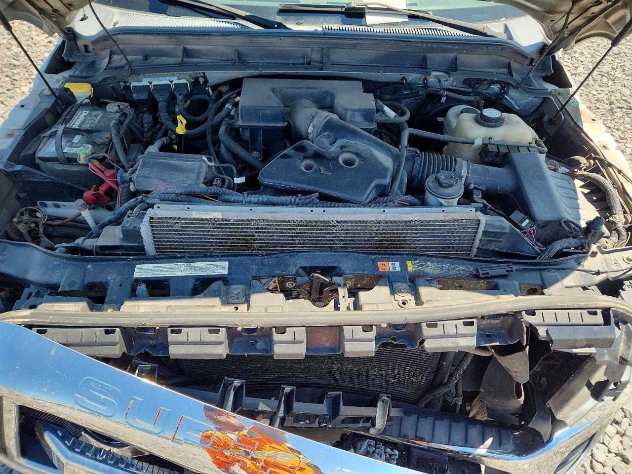 2012 Ford F250 Super Duty Silver vin: 1FT7W2B6XCEA30544