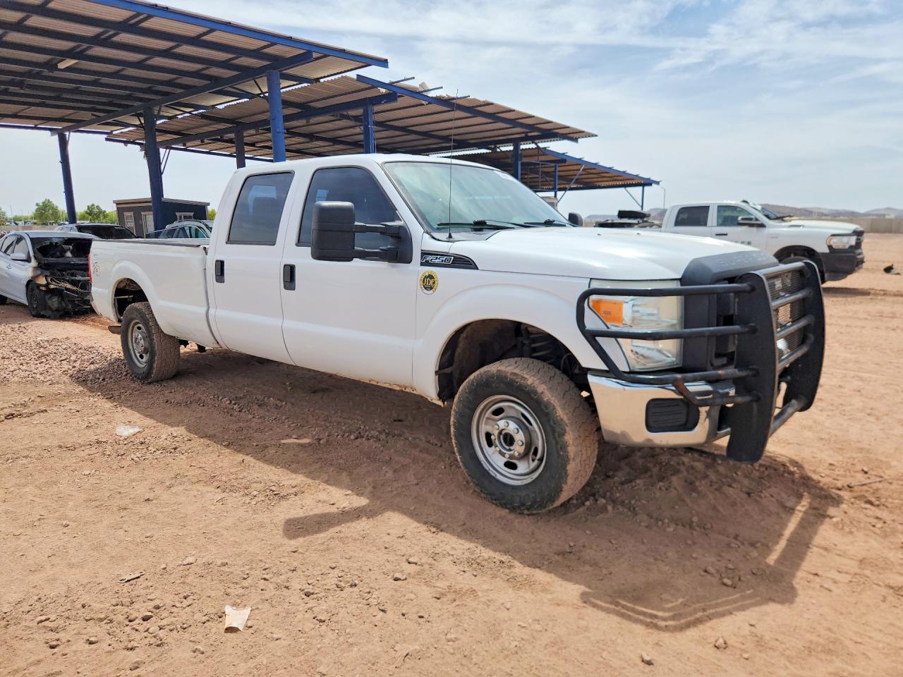 2012 Ford F250 Super Duty White vin: 1FT7W2B6XCEB92187