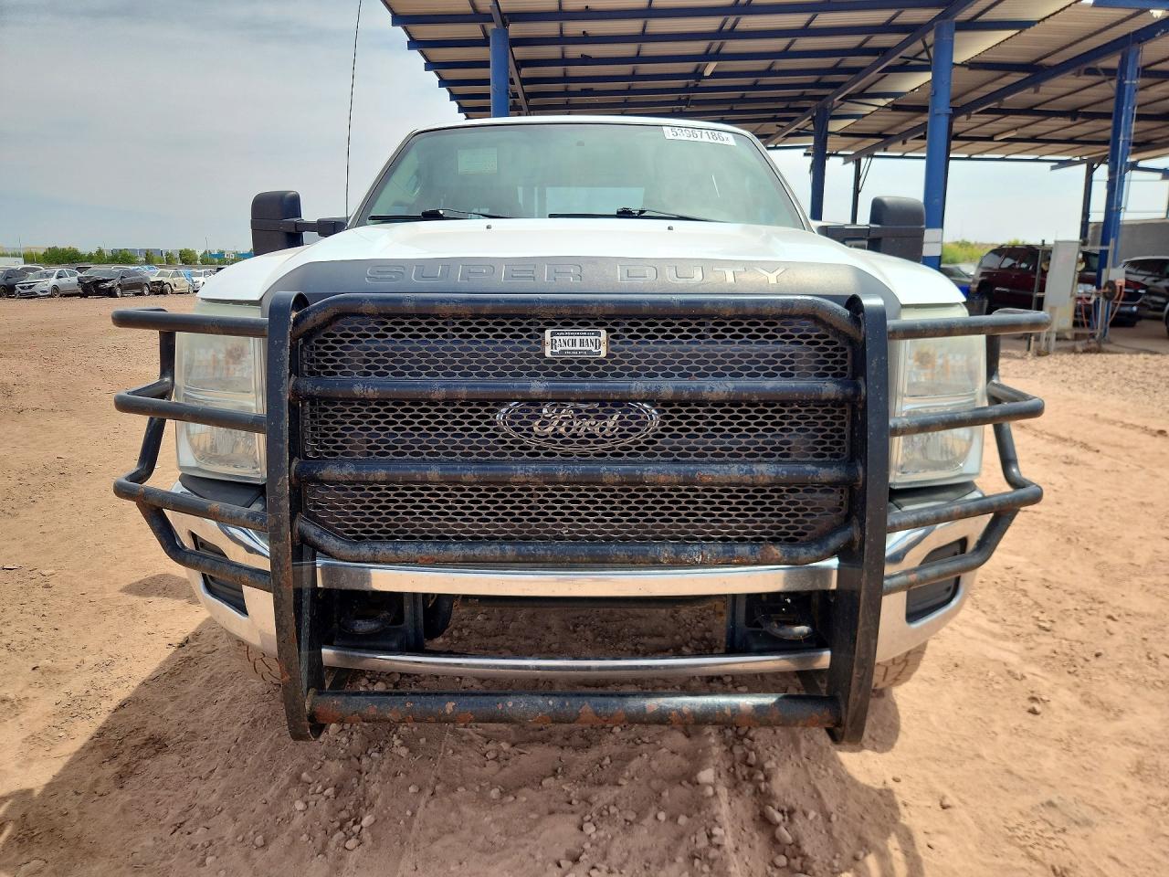 2012 Ford F250 Super Duty White vin: 1FT7W2B6XCEB92187