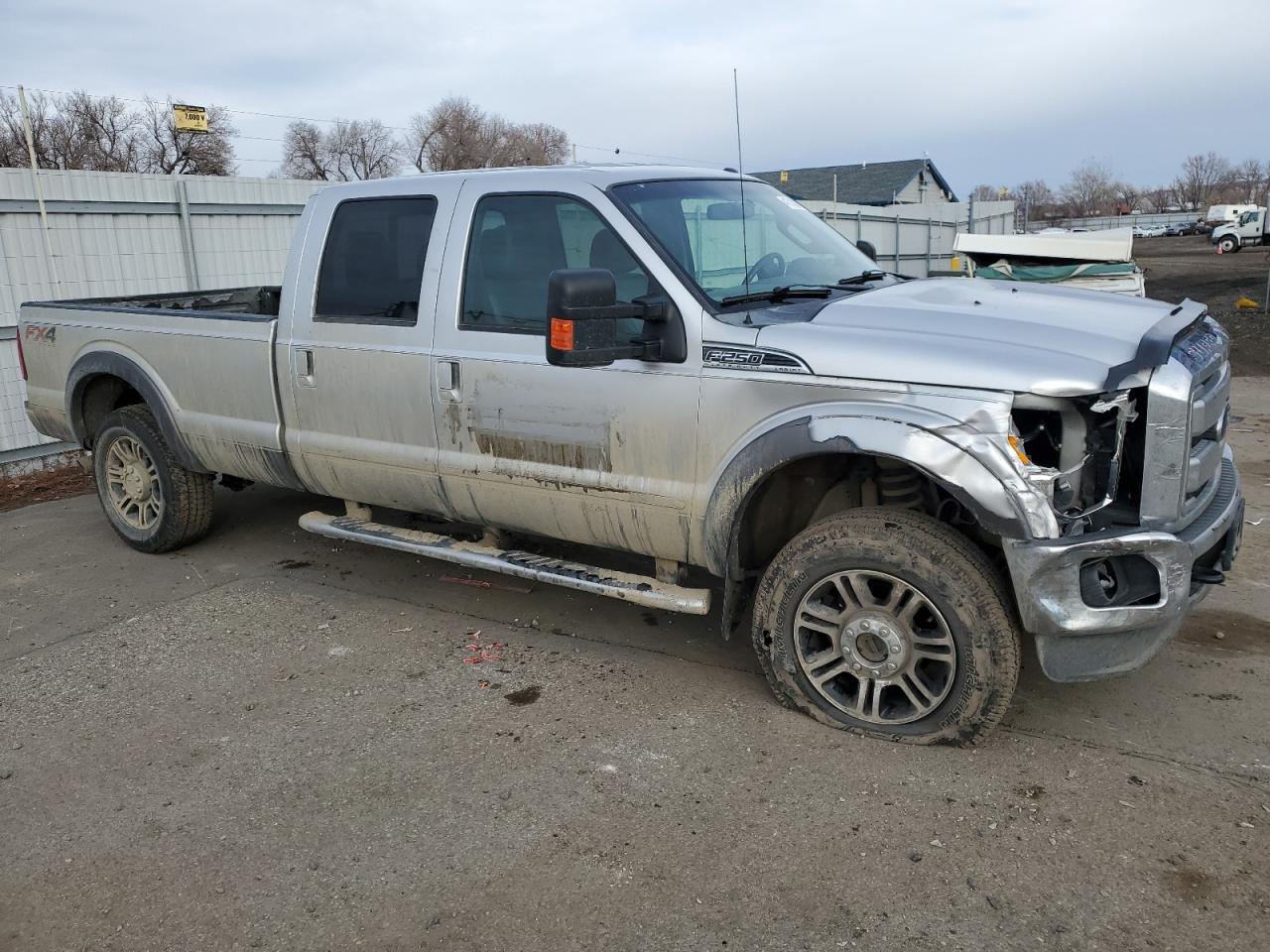 2012 Ford F250 Super Duty Silver vin: 1FT7W2B6XCEC38892