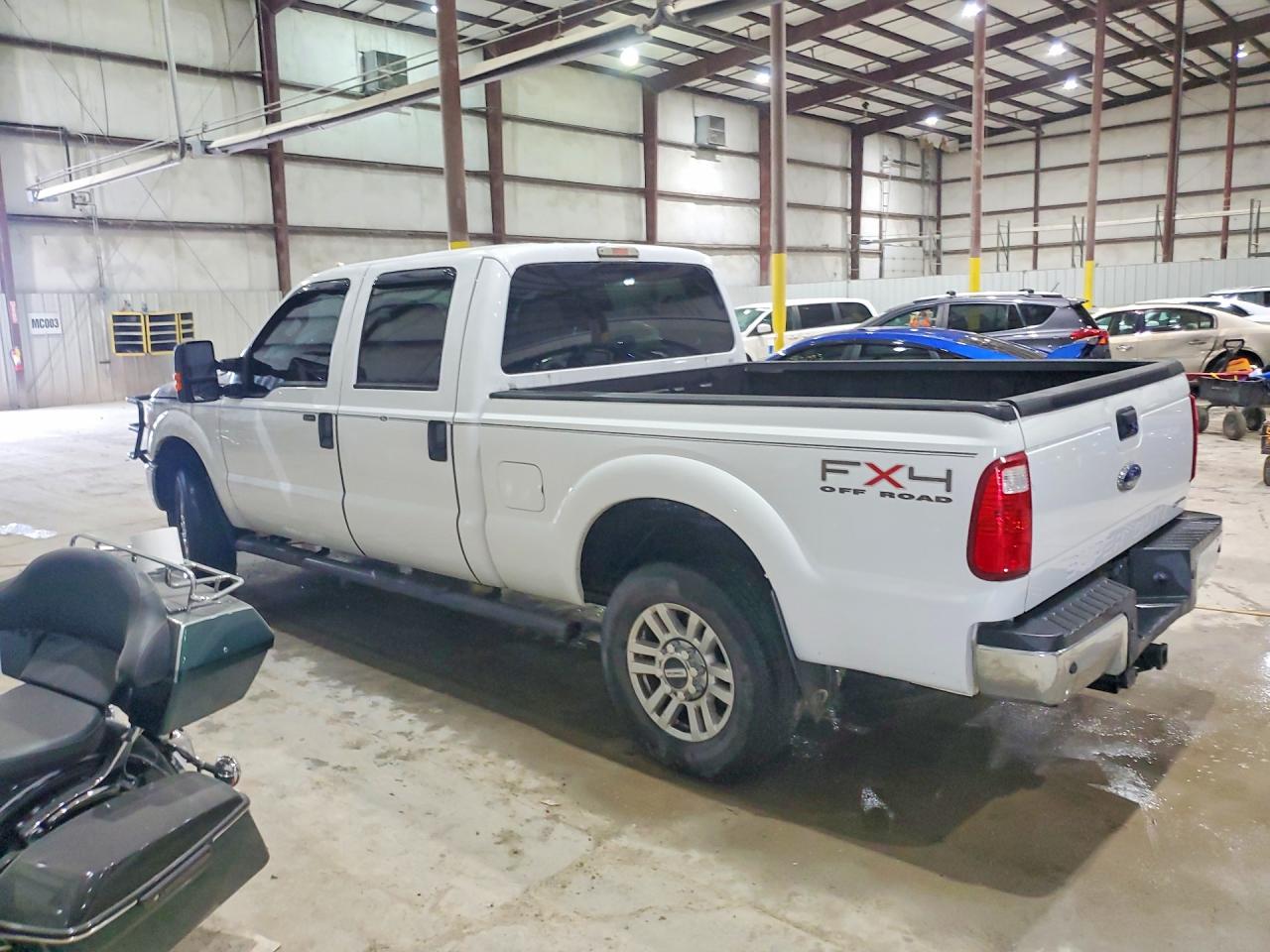 2013 Ford F250 Super Duty White vin: 1FT7W2B6XDEA67983