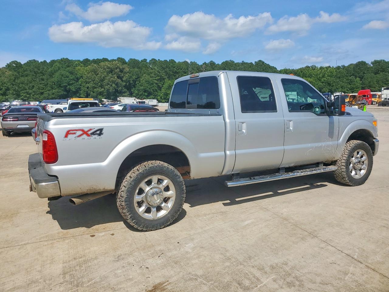 2013 Ford F250 Super Duty Silver vin: 1FT7W2B6XDEB32704