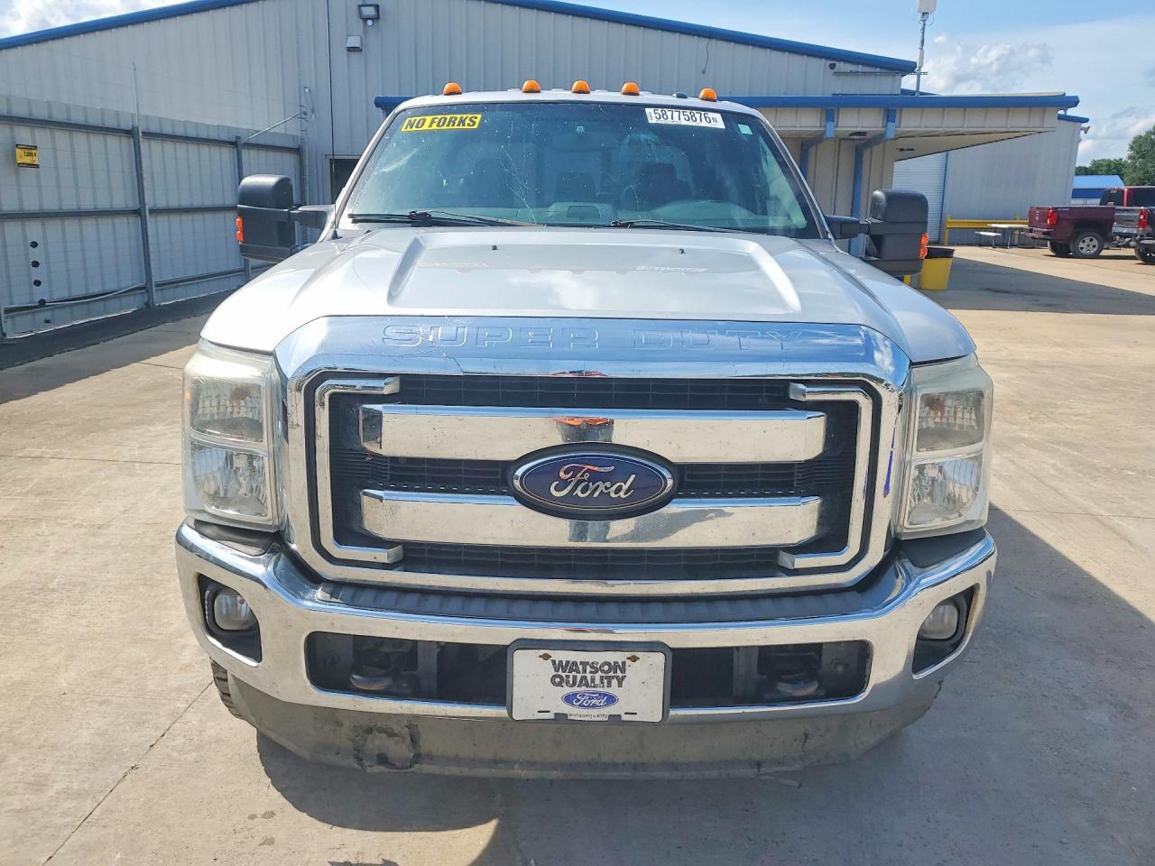 2013 Ford F250 Super Duty Silver vin: 1FT7W2B6XDEB32704