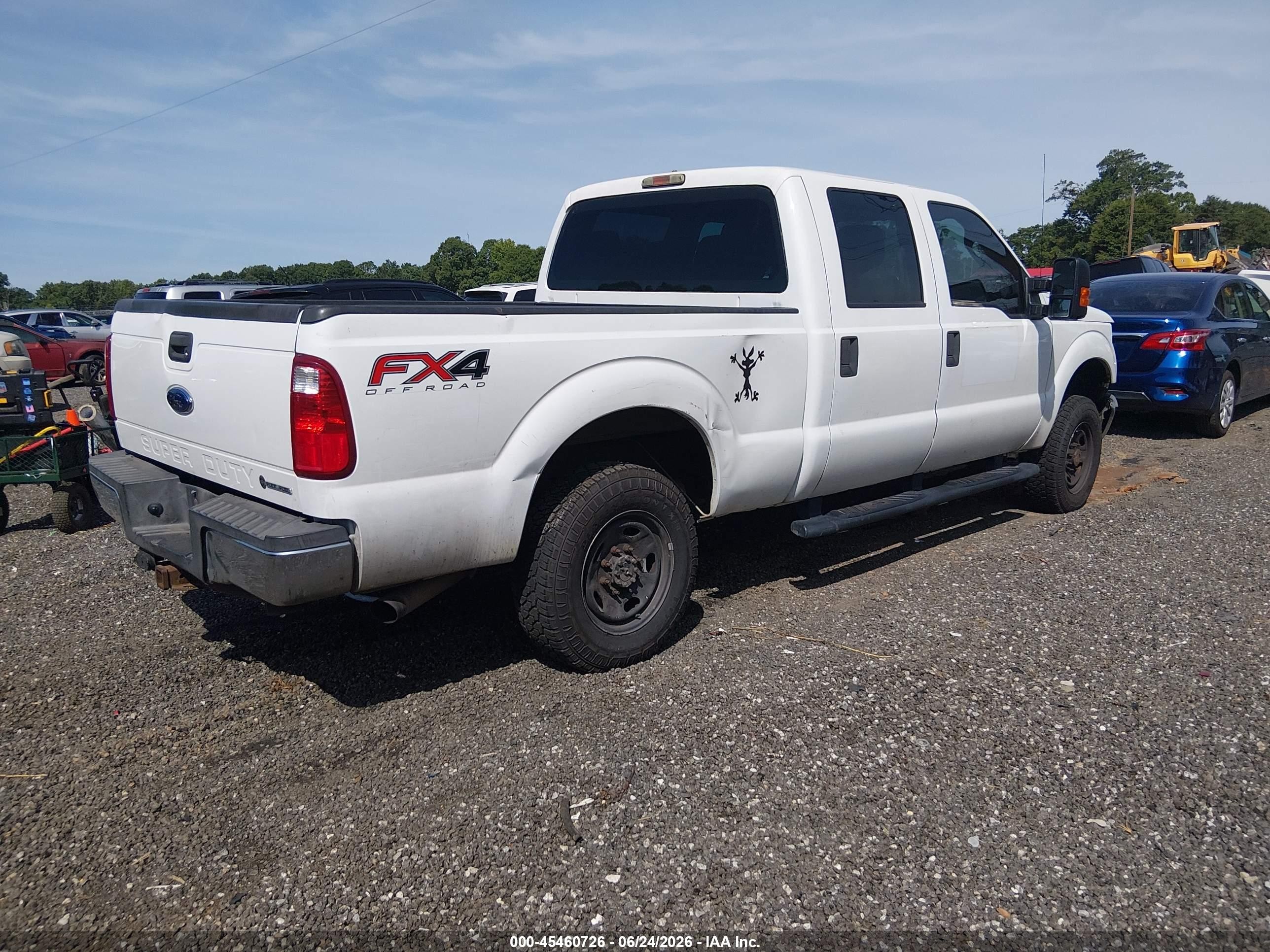 2015 Ford F-250 Xl Белый vin: 1FT7W2B6XFEA14235