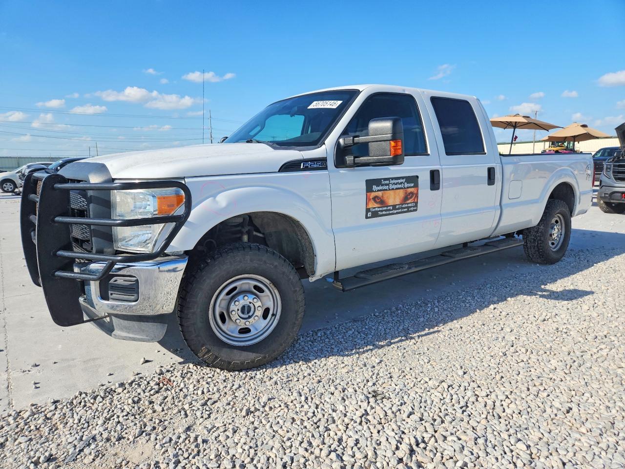 2015 Ford F250 Super Duty White vin: 1FT7W2B6XFEA82972