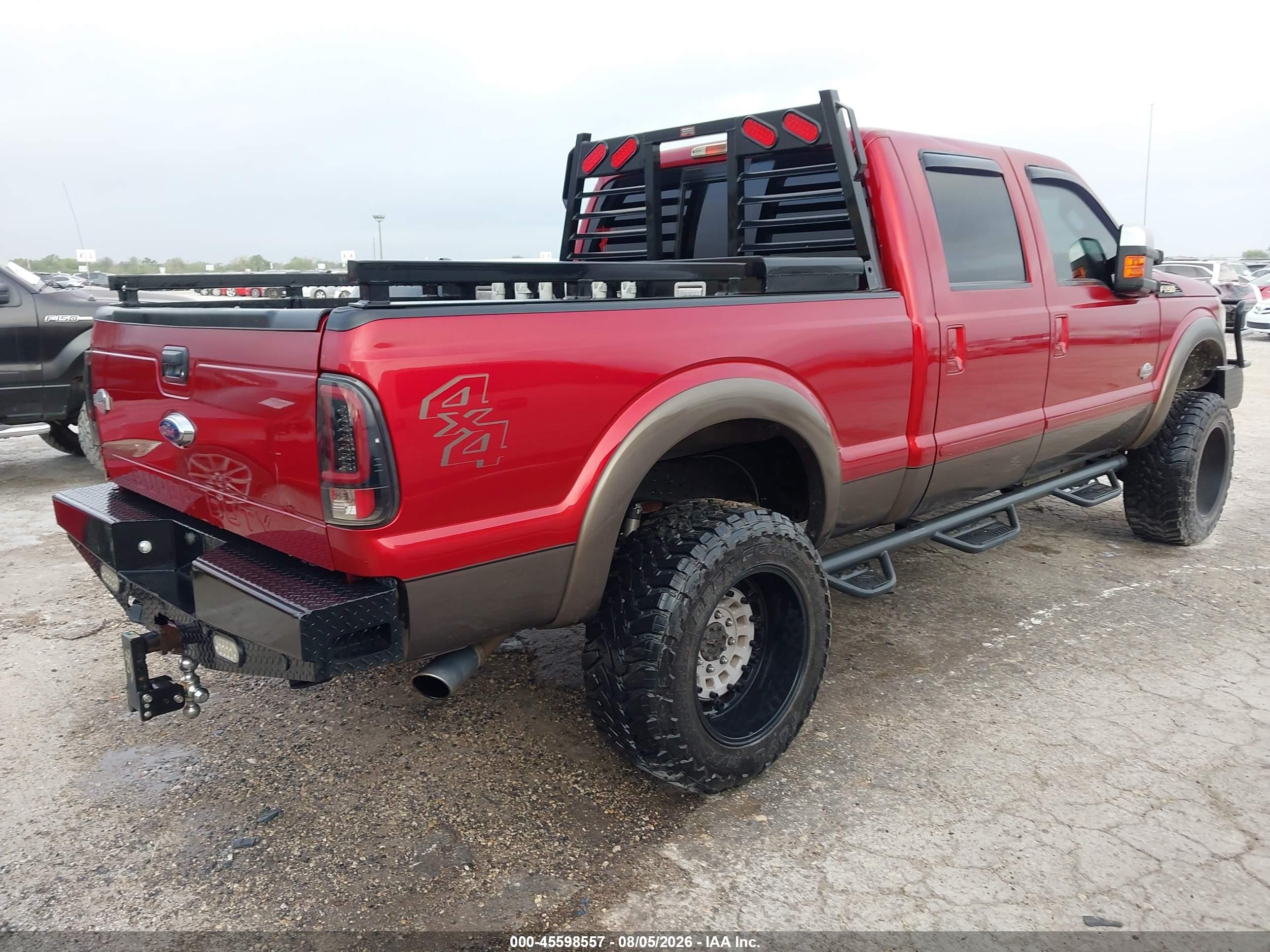 2015 Ford F-250 Lariat Maroon vin: 1FT7W2B6XFED27785