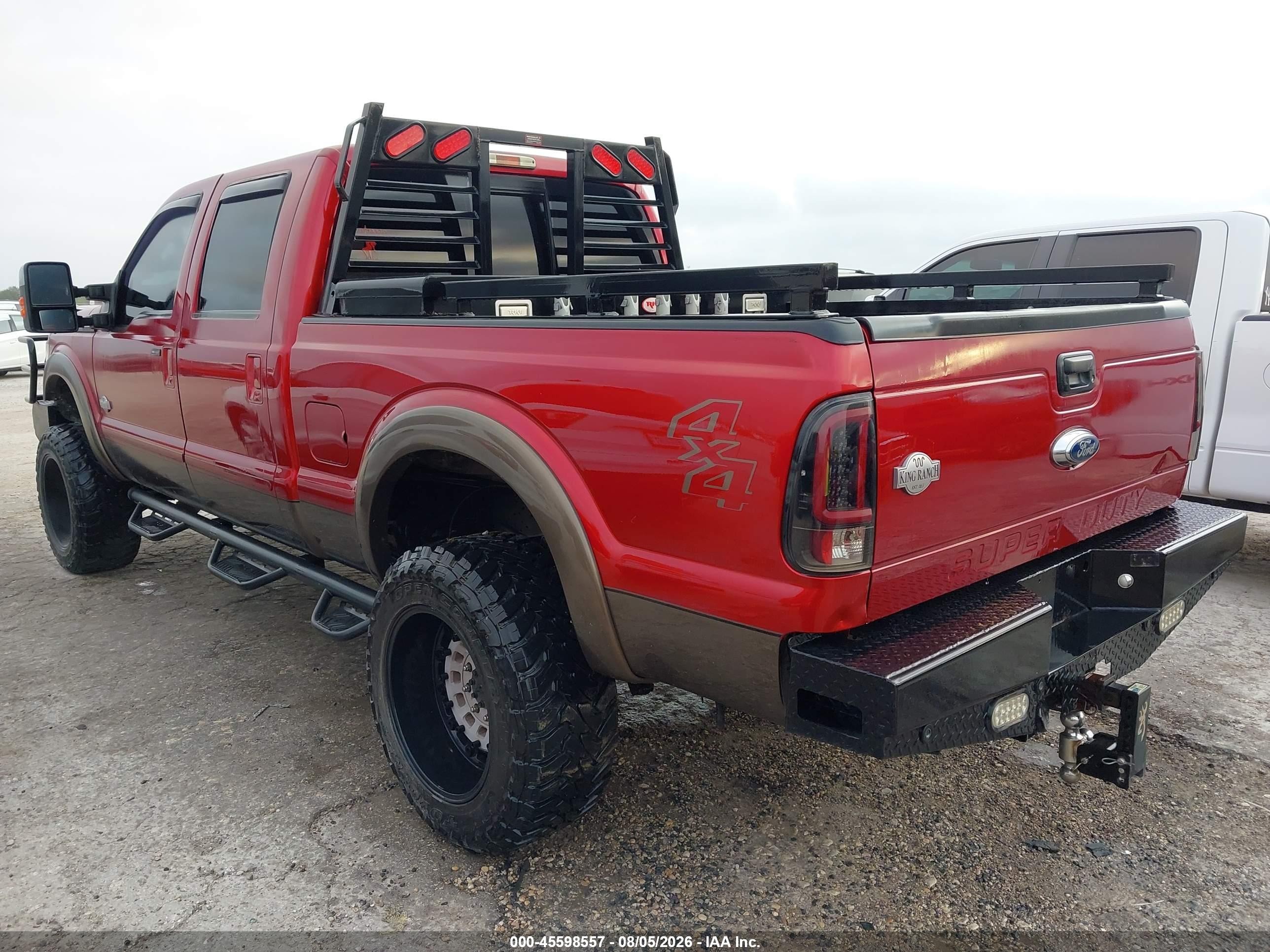 2015 Ford F-250 Lariat Maroon vin: 1FT7W2B6XFED27785