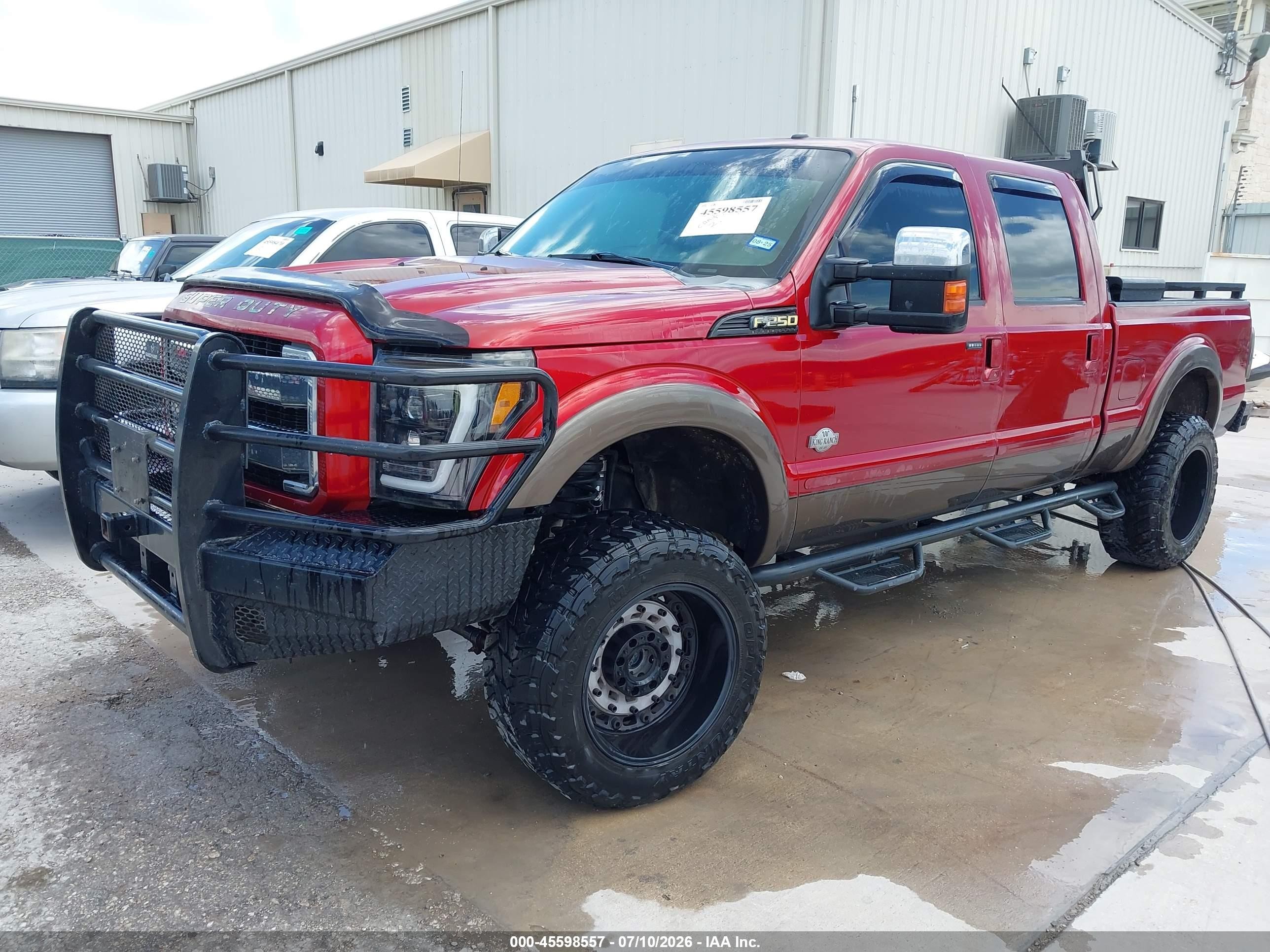 2015 Ford F-250 Lariat Maroon vin: 1FT7W2B6XFED27785