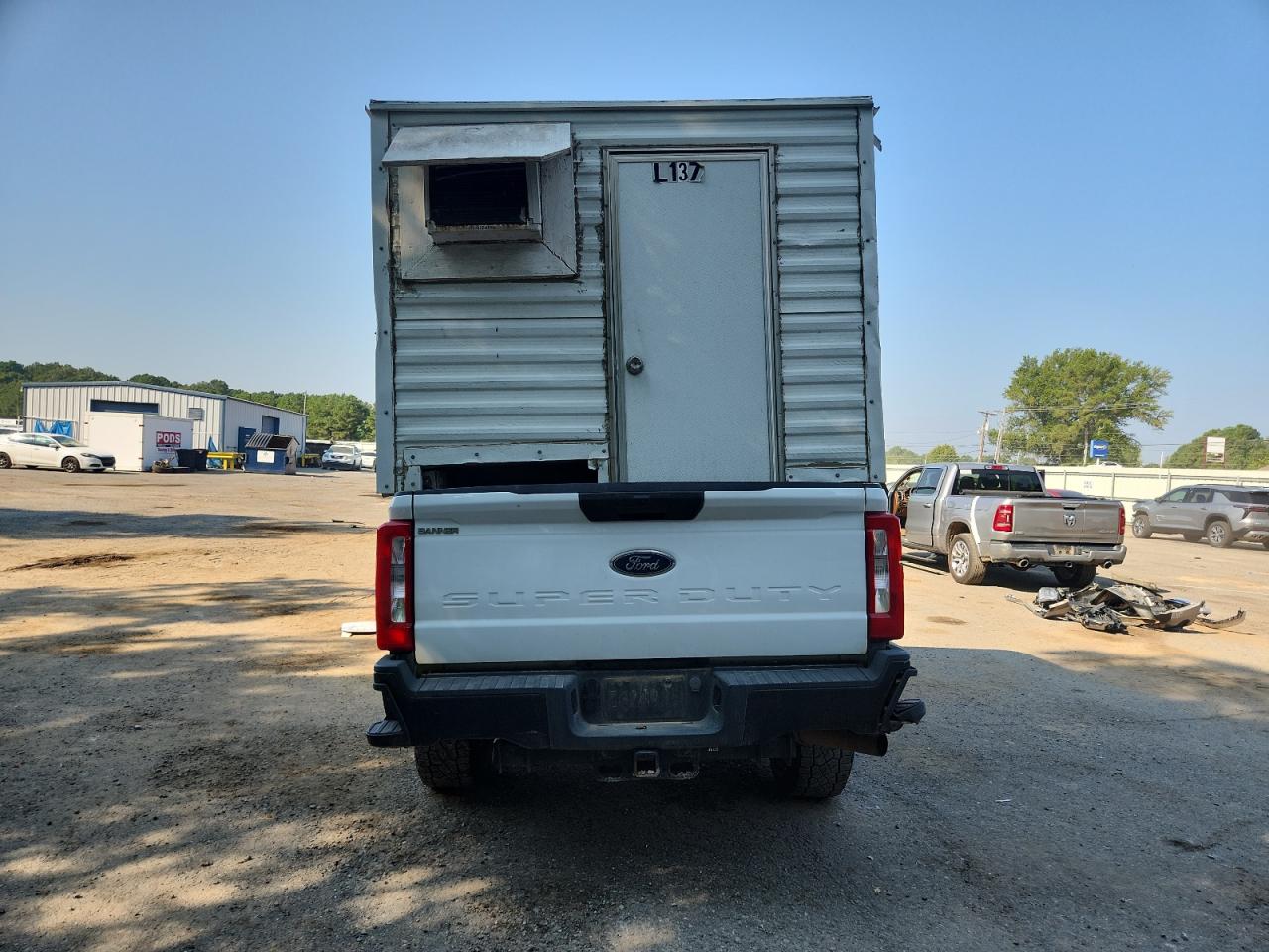 2023 Ford F250 Super Duty White vin: 1FT7W2BA1PEC84833