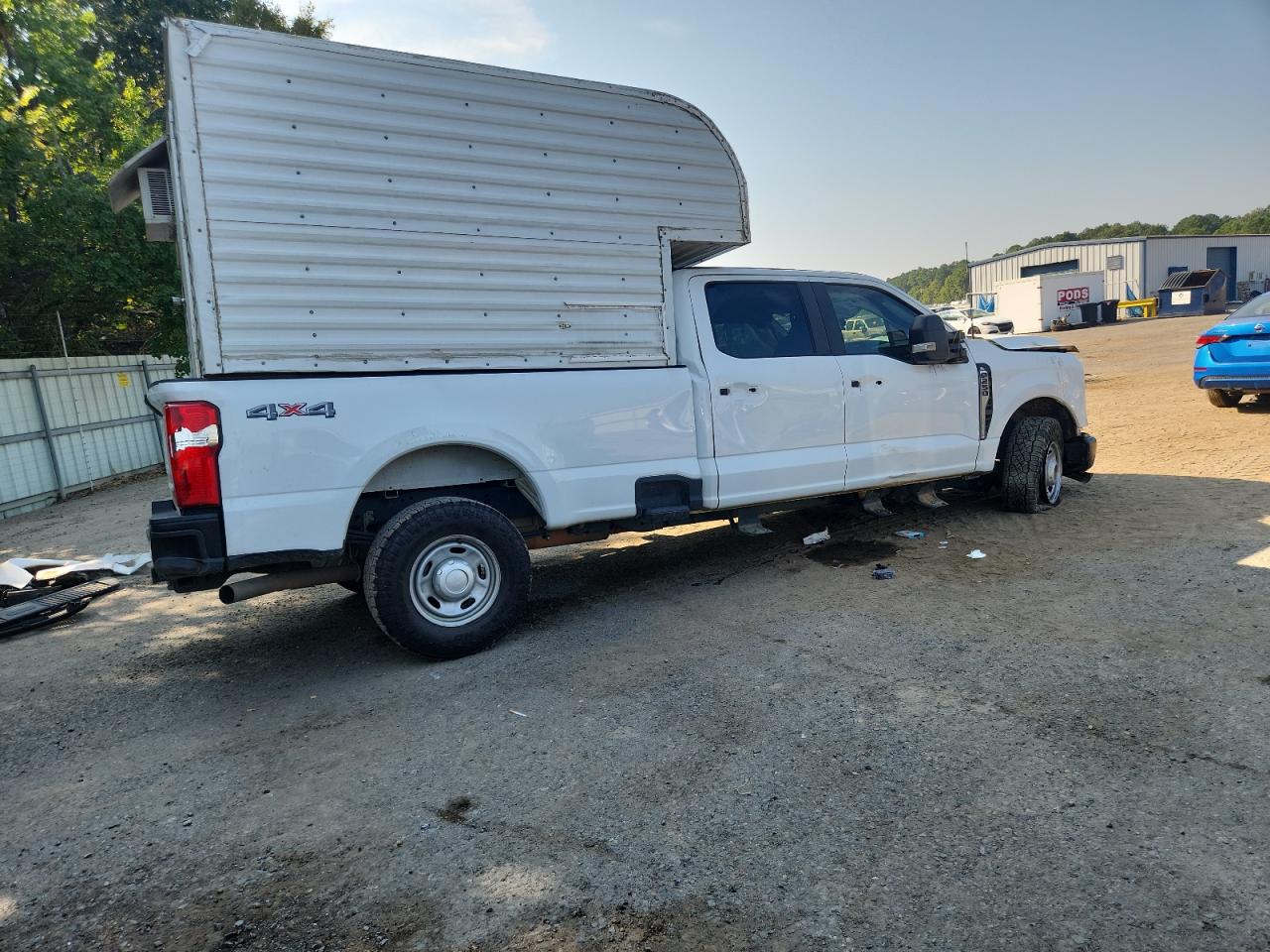 2023 Ford F250 Super Duty White vin: 1FT7W2BA1PEC84833