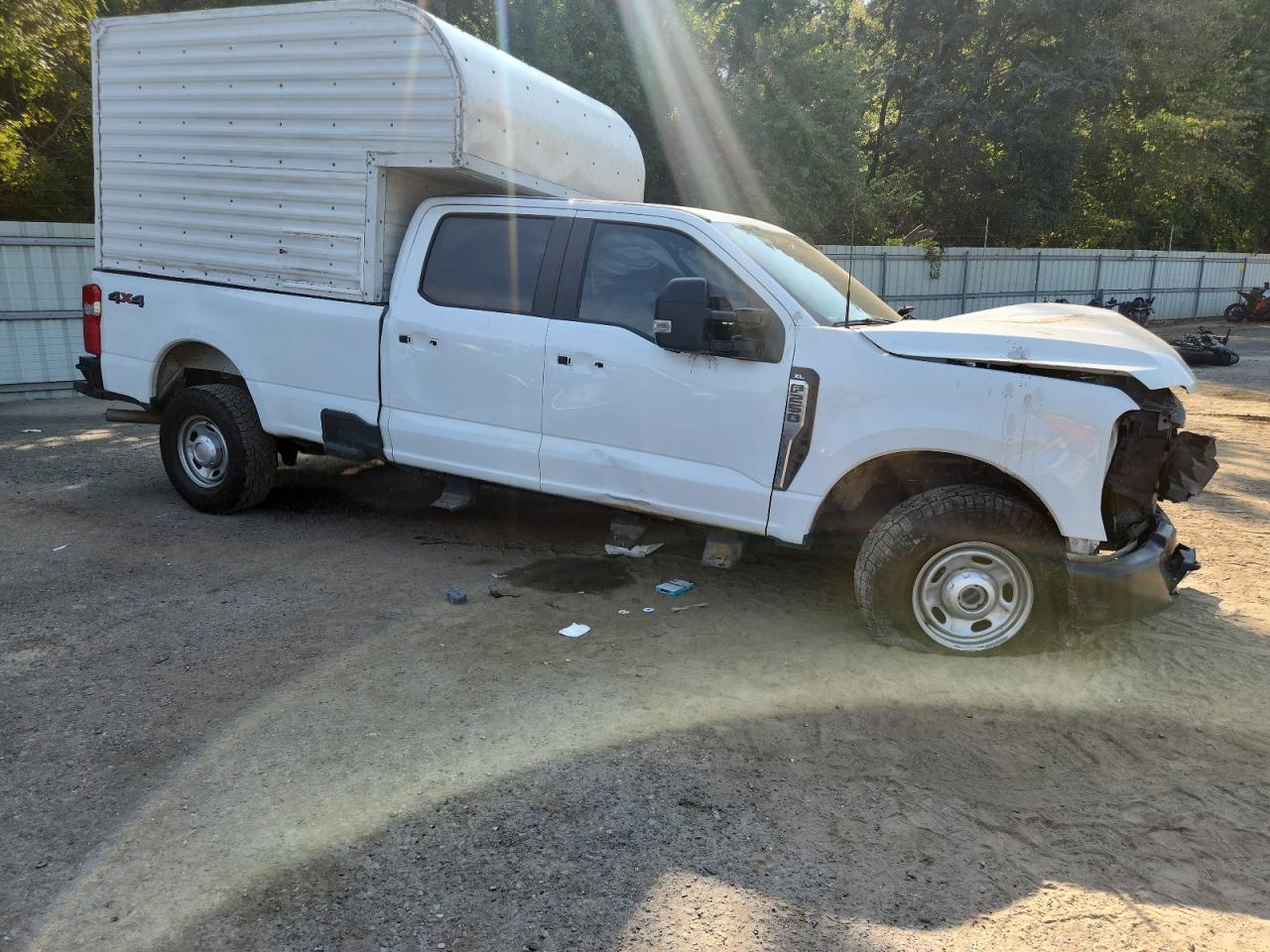 2023 Ford F250 Super Duty White vin: 1FT7W2BA1PEC84833