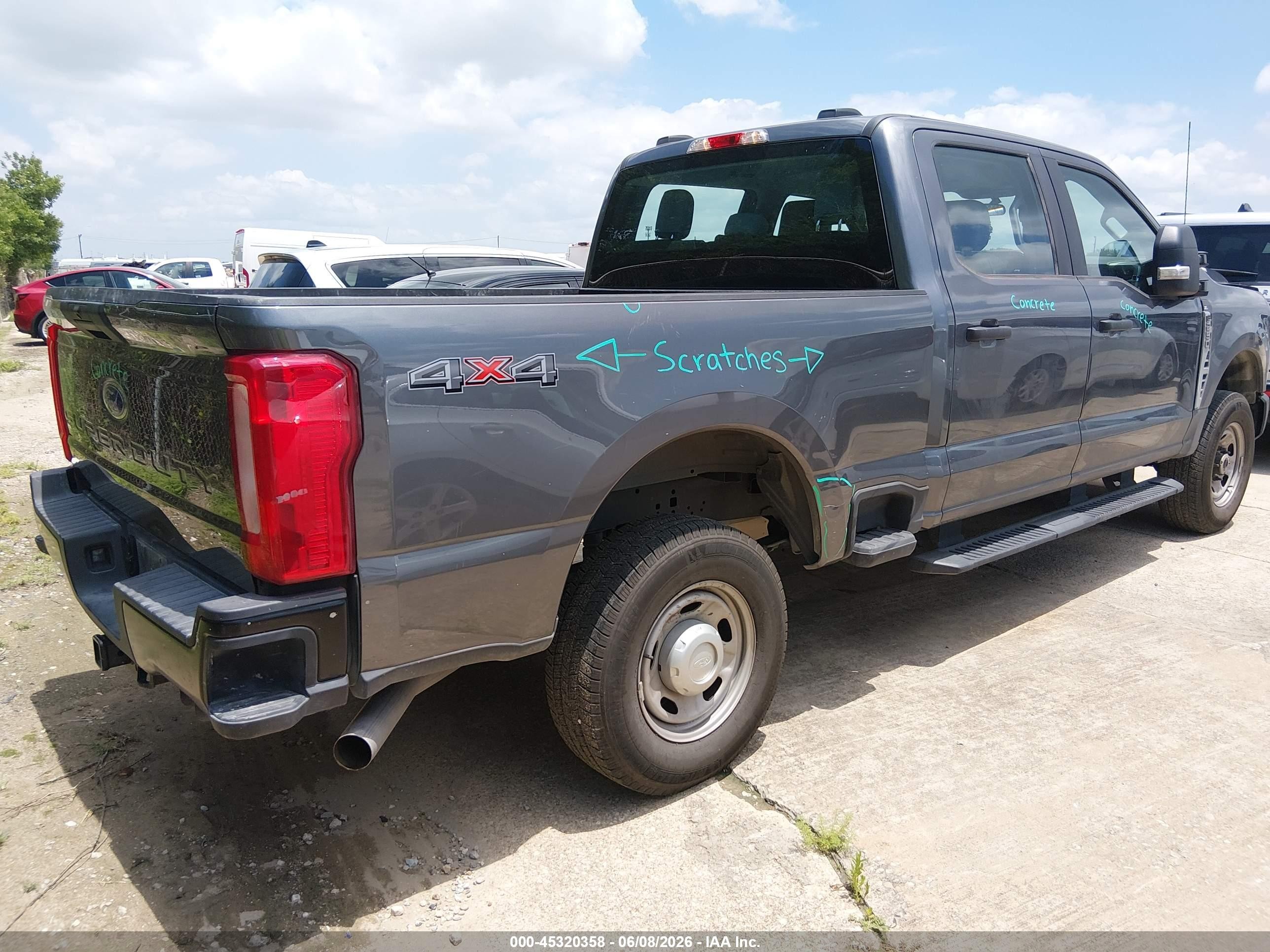 2026 Ford F-250 Xl Gray vin: 1FT7W2BA4TEC07044