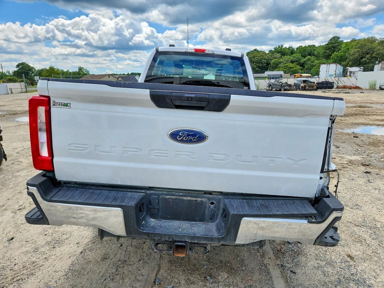 2024 Ford F250 Super Duty White vin: 1FT7W2BA5REE85847