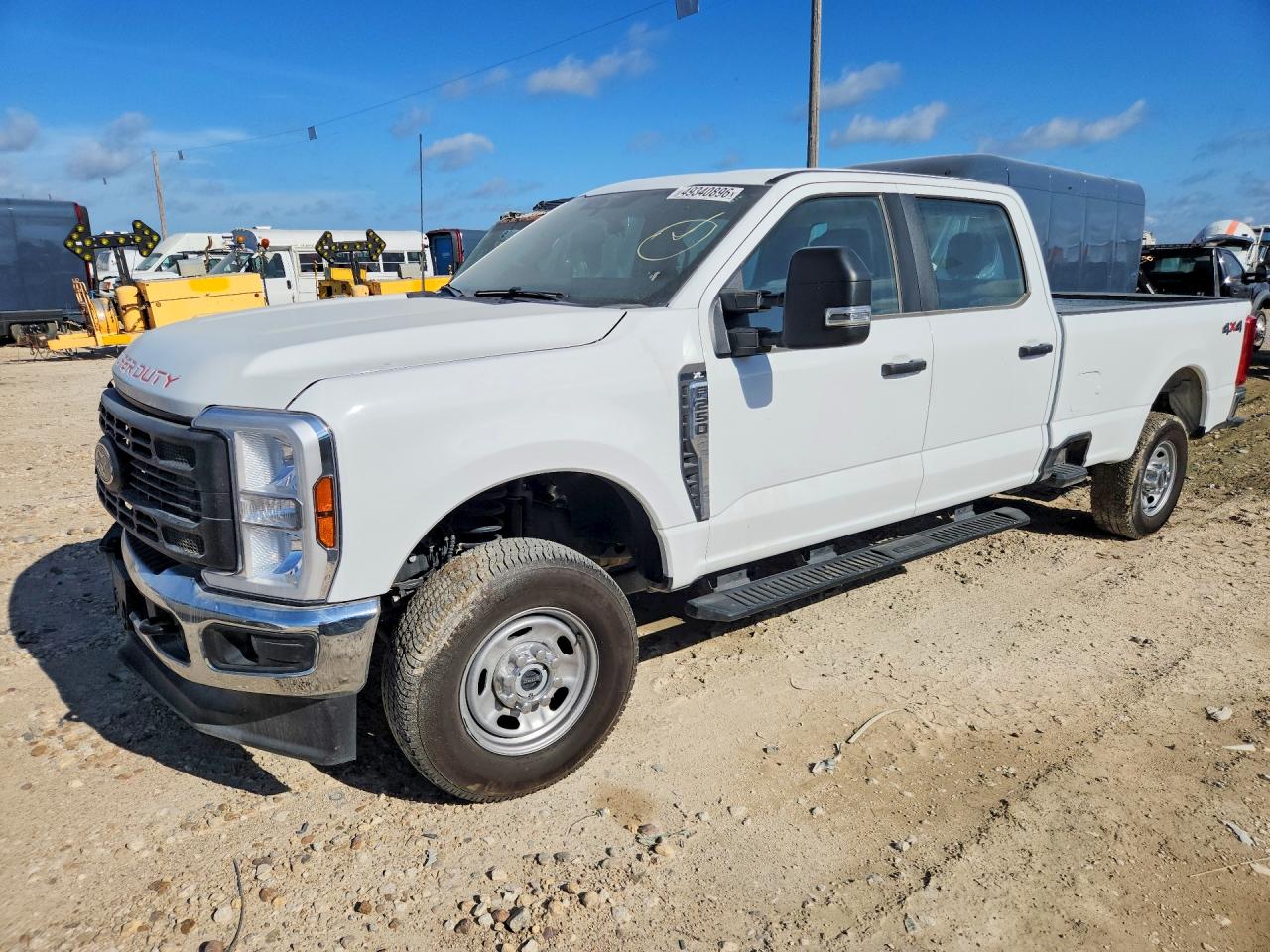 2025 Ford F250 Super Duty White vin: 1FT7W2BA5SEC69938