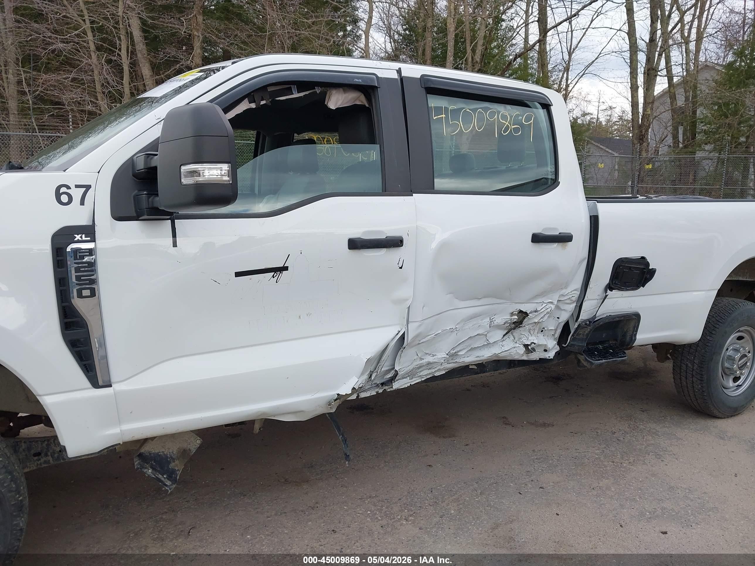 2023 Ford F-250 Xl White vin: 1FT7W2BA9PEC52101