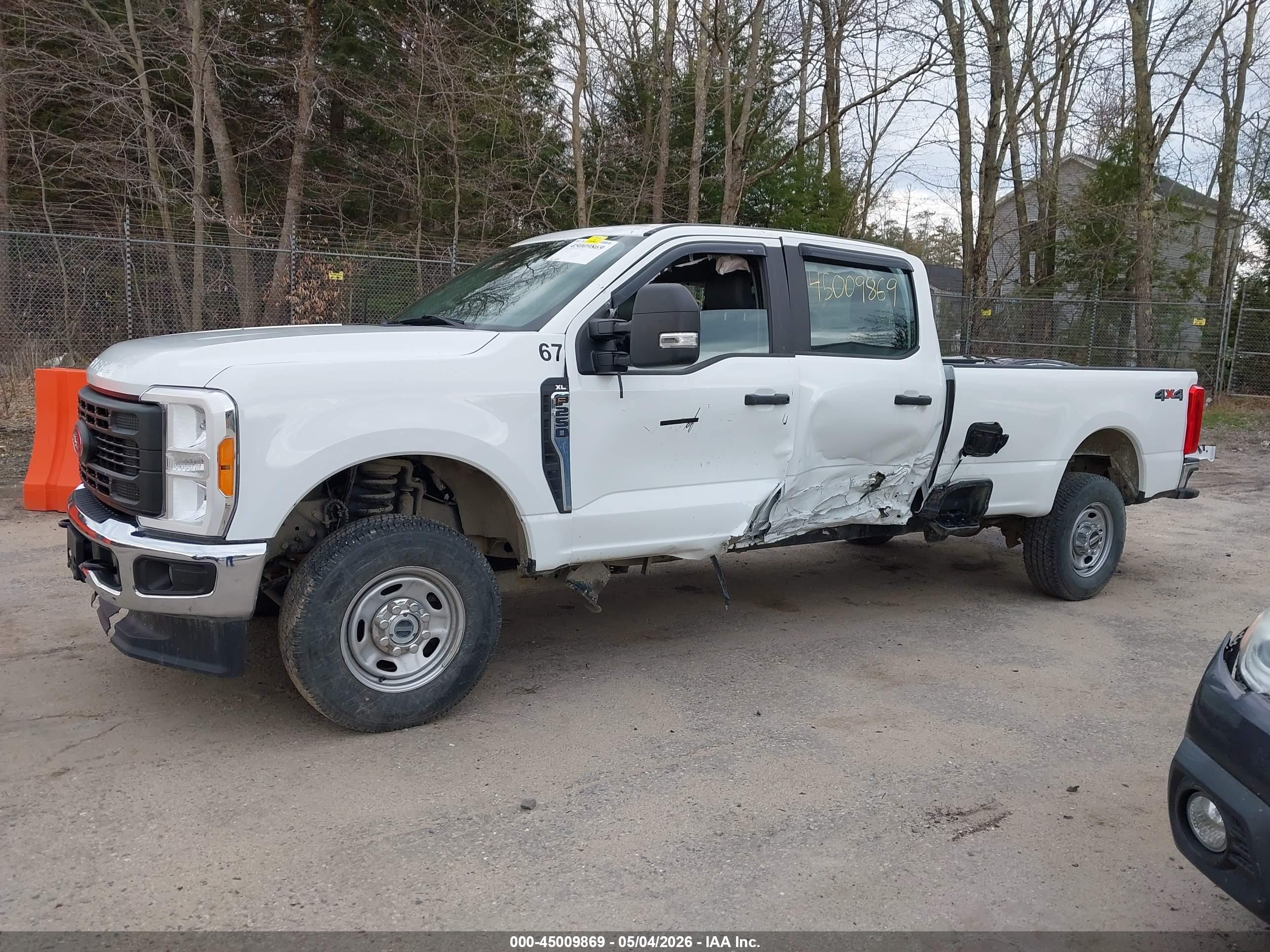 2023 Ford F-250 Xl White vin: 1FT7W2BA9PEC52101