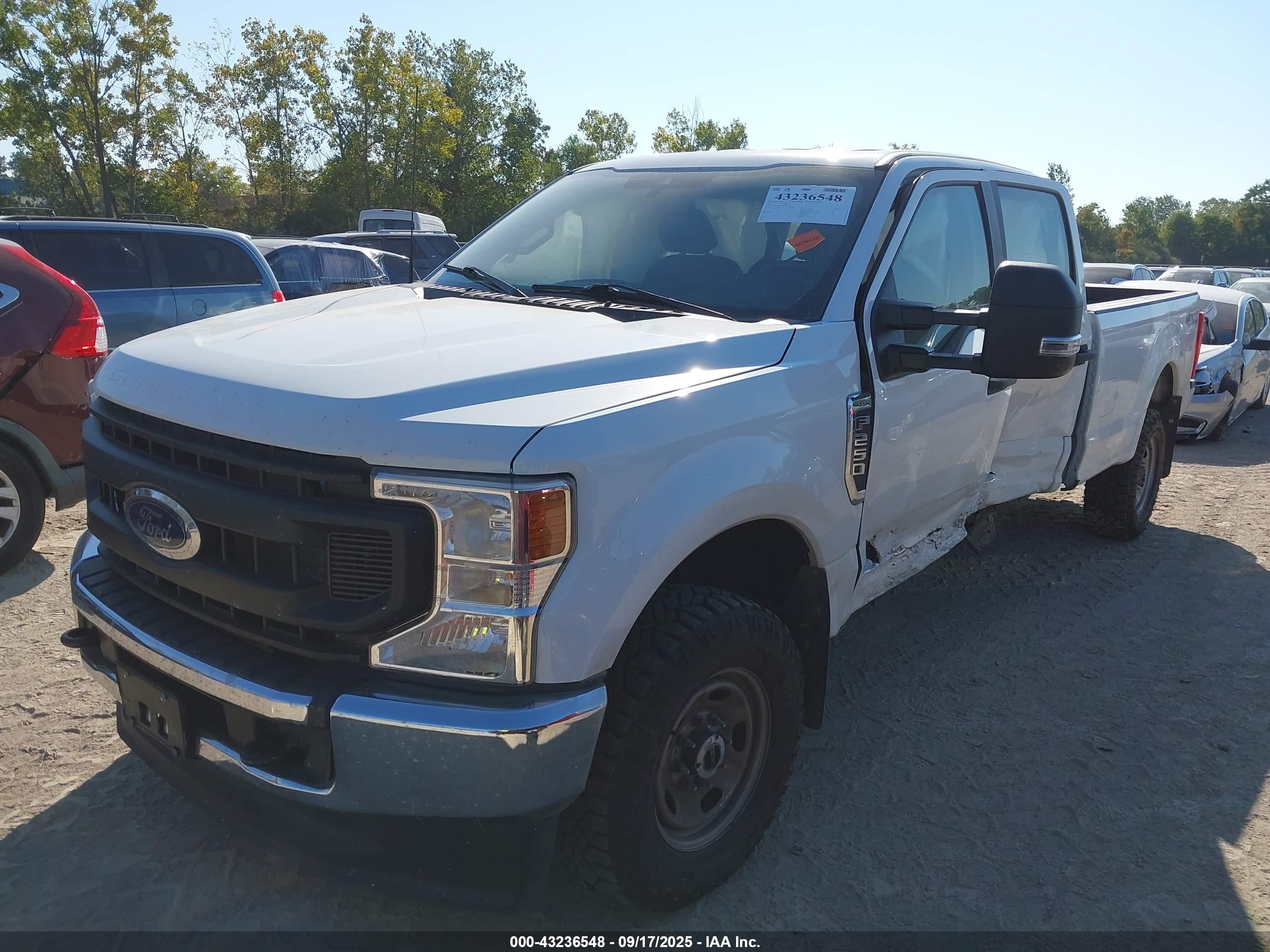 2022 Ford F-250 Xl Белый vin: 1FT7W2BN1NEE71585