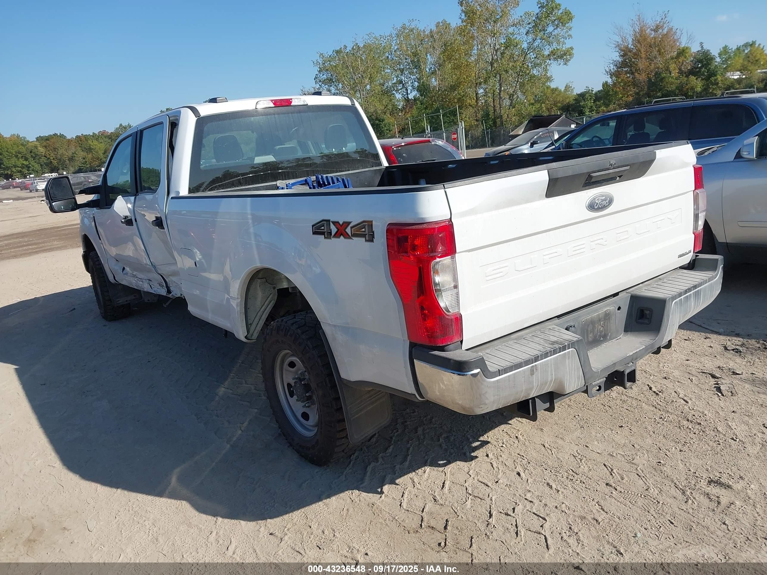 2022 Ford F-250 Xl Белый vin: 1FT7W2BN1NEE71585