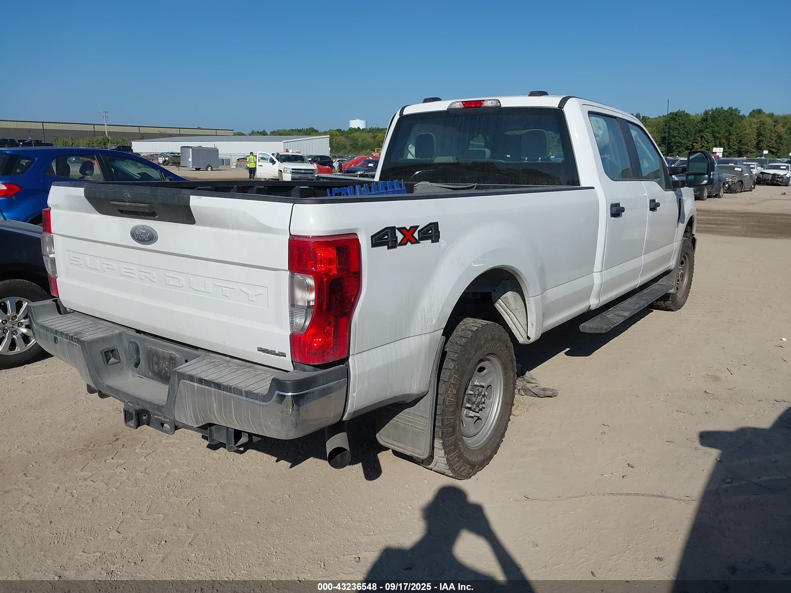 2022 Ford F-250 Xl Белый vin: 1FT7W2BN1NEE71585