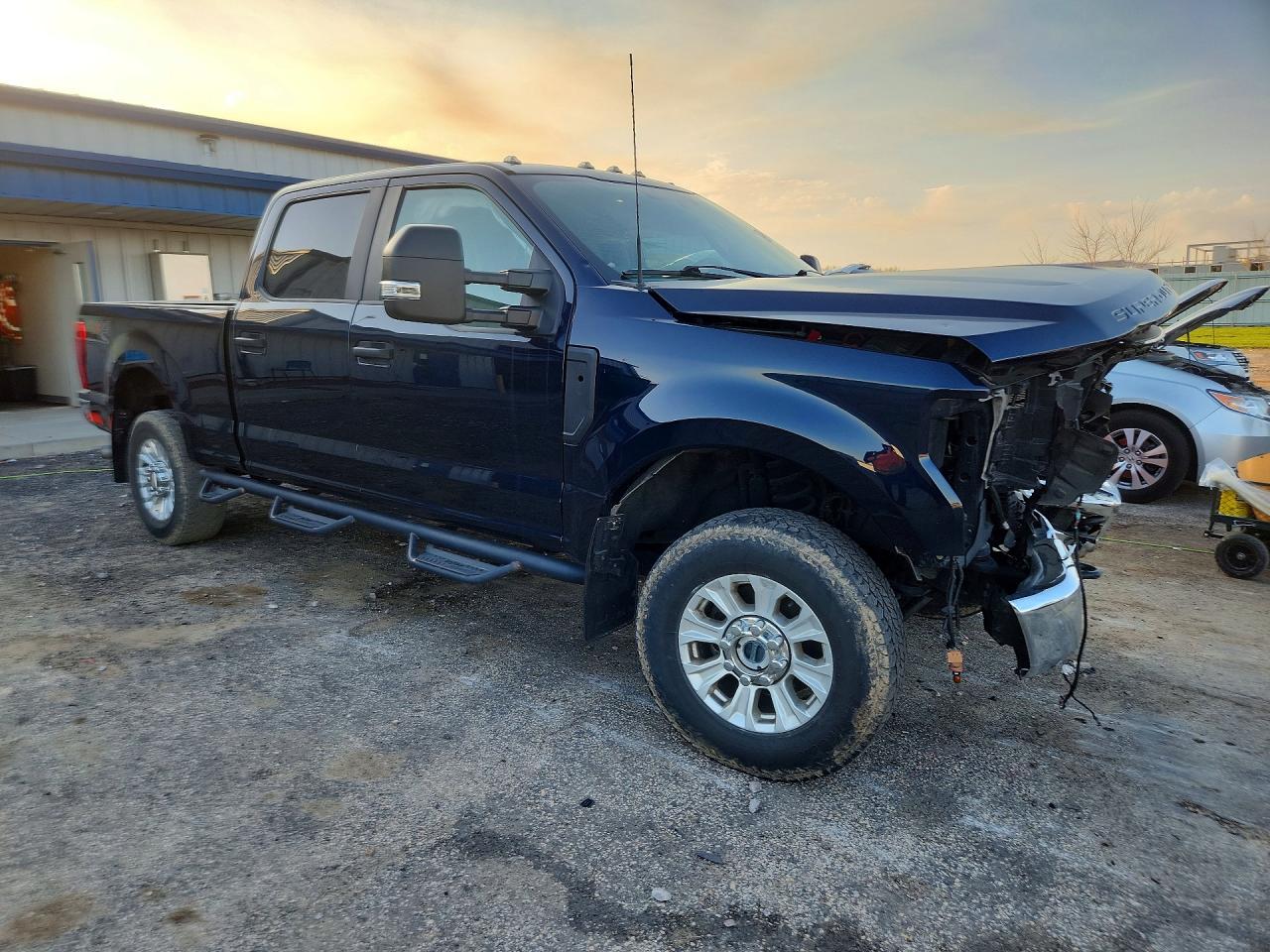 2022 Ford F250 Super Duty Blue vin: 1FT7W2BN4NEF99772