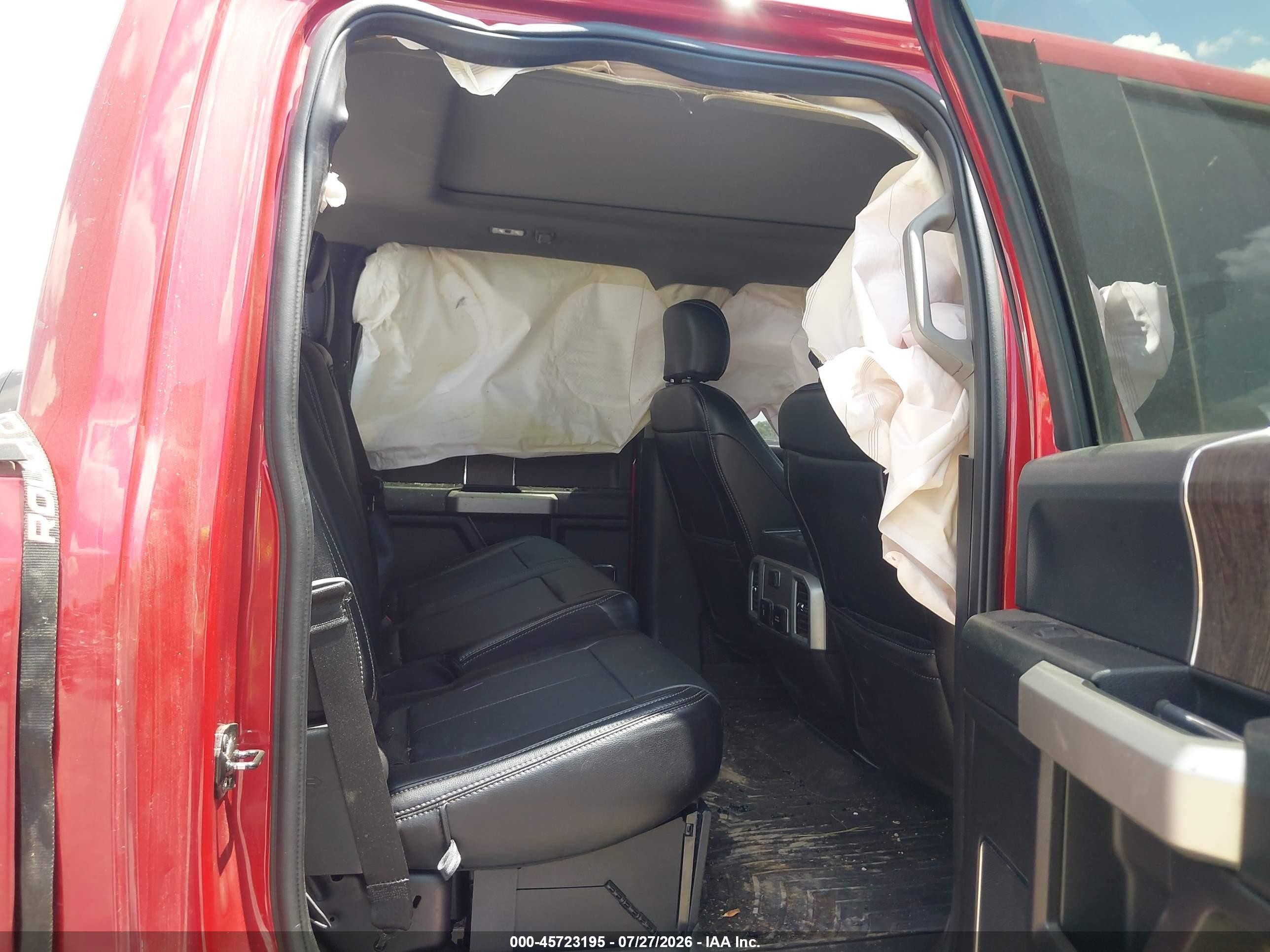 2020 Ford F-250 King Ranch/lariat/platinum/xl/xlt Red vin: 1FT7W2BN5LEC61343
