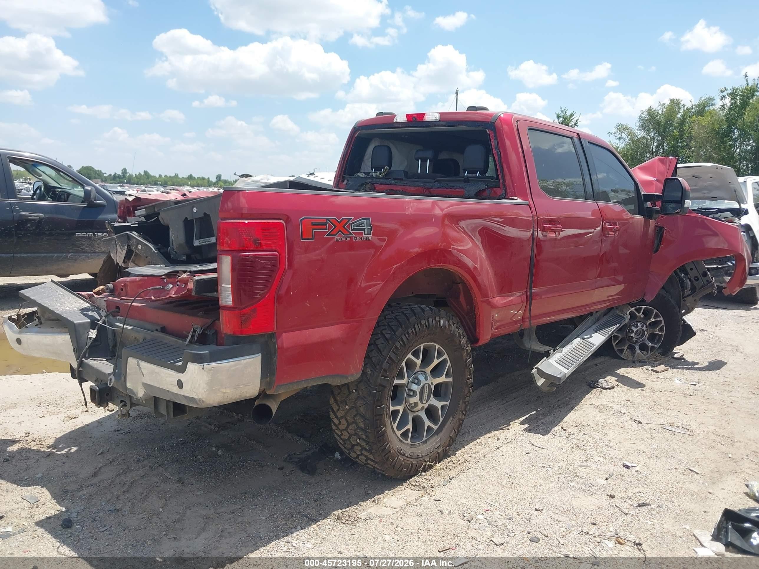 2020 Ford F-250 King Ranch/lariat/platinum/xl/xlt Red vin: 1FT7W2BN5LEC61343